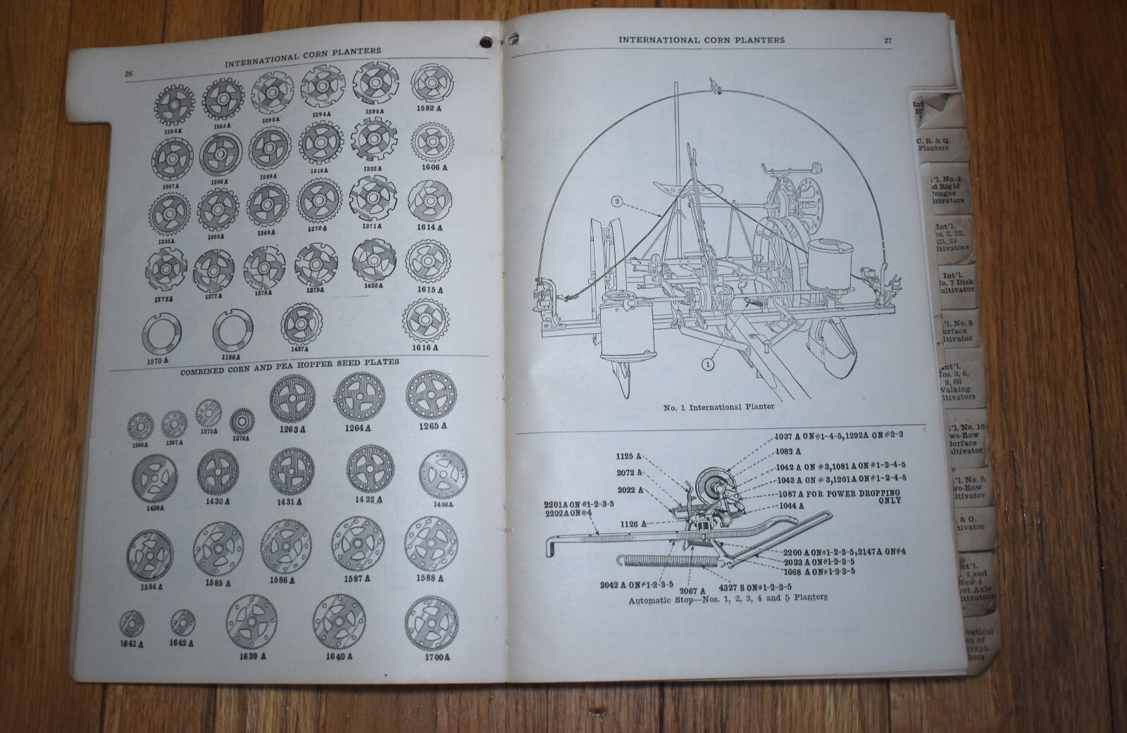 1923 McCormick Deering IHC International Harvester Planter Cultivator CATALOG