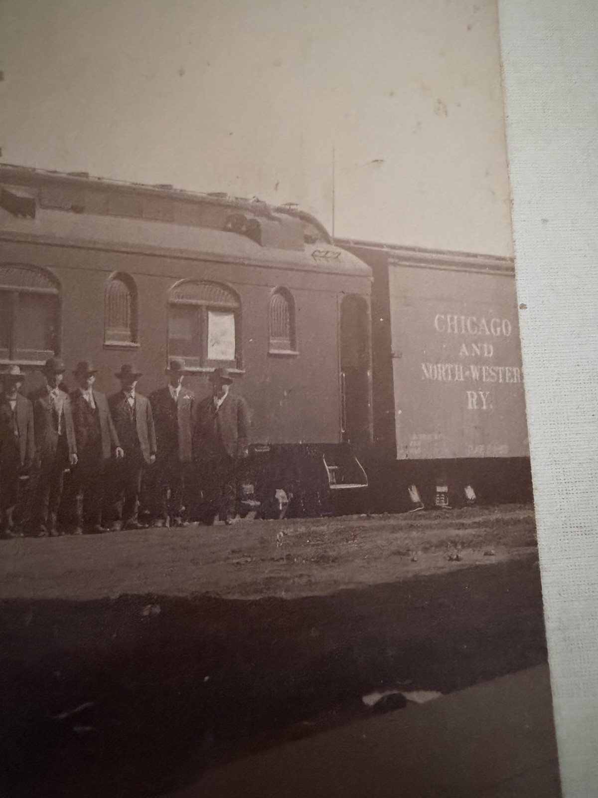 Antique Sattley Excursion Train Photo Texas Farm Machinery Dealers Racine WI