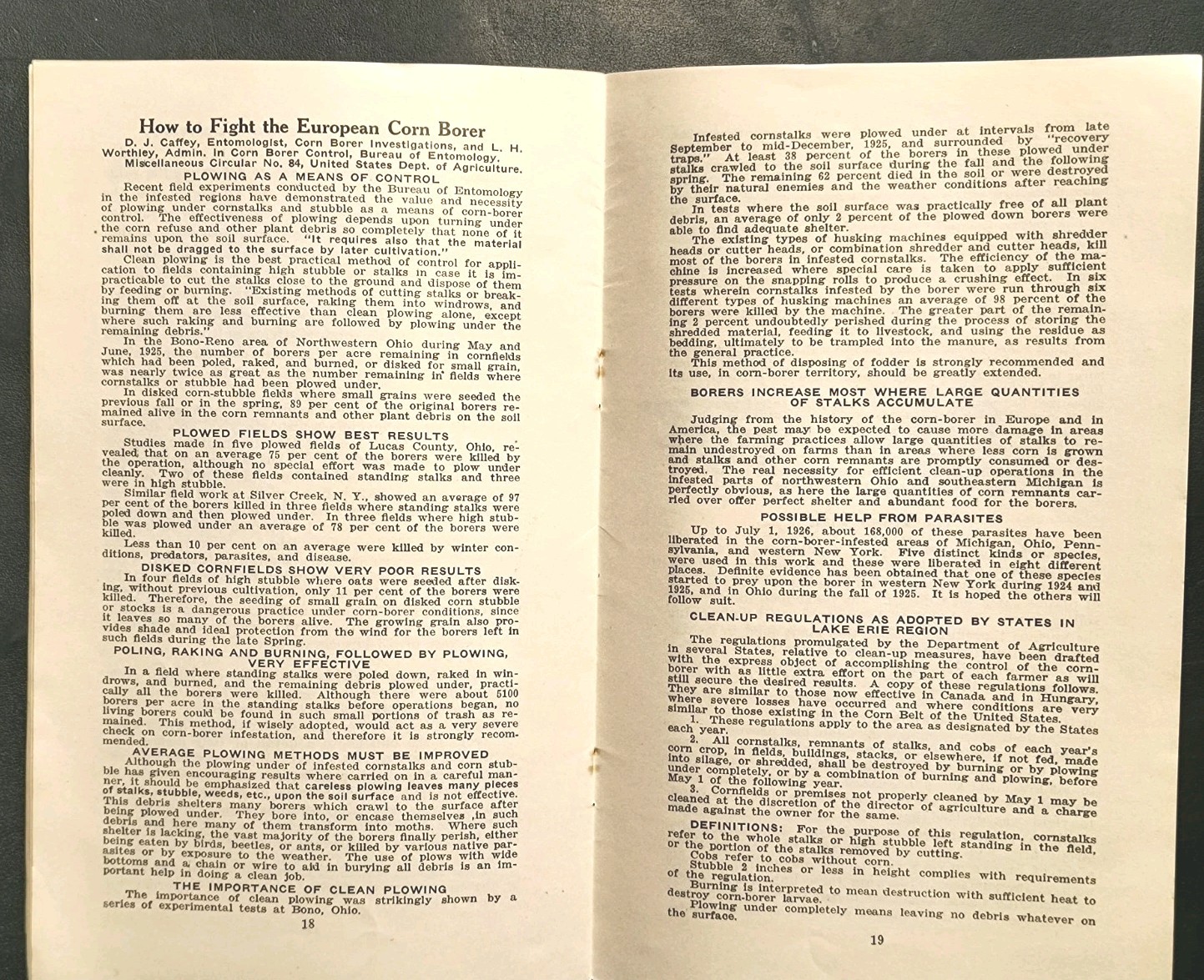 1927 J.D. Tower & Sons Cultivators Corn Culture Agriculture Brochure Farming