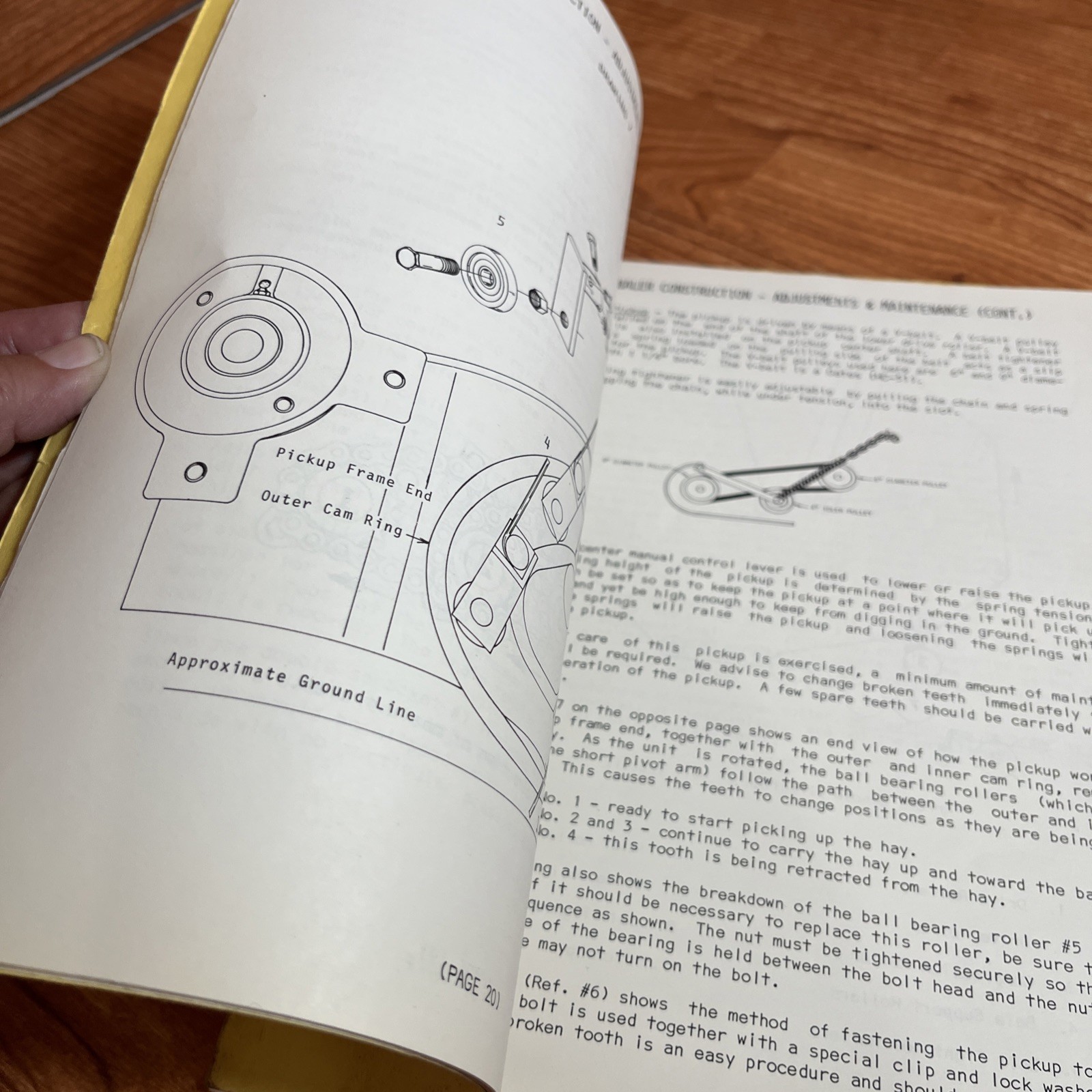 1975 Vermeer 504C Round Baler Operators Manual Including Parts List