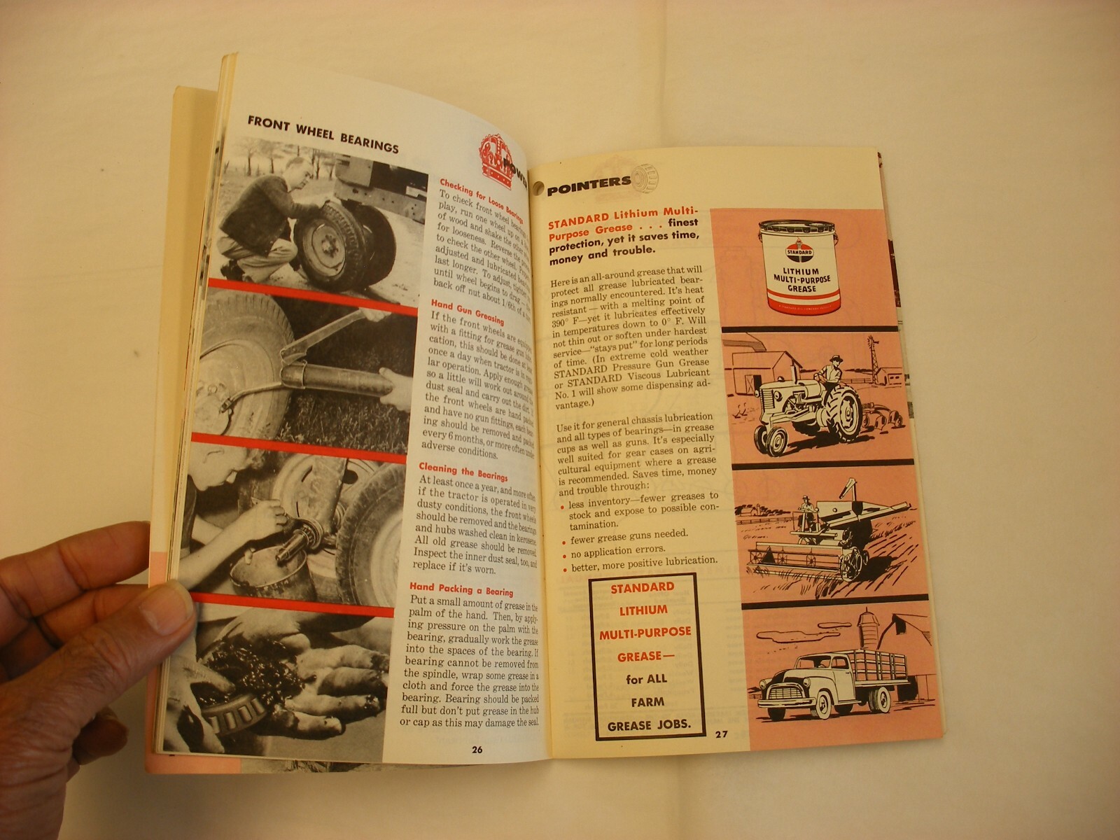 Vtg Oil & Gas Advertising – 1955 Standard Oil Farm Tractor Machinery
