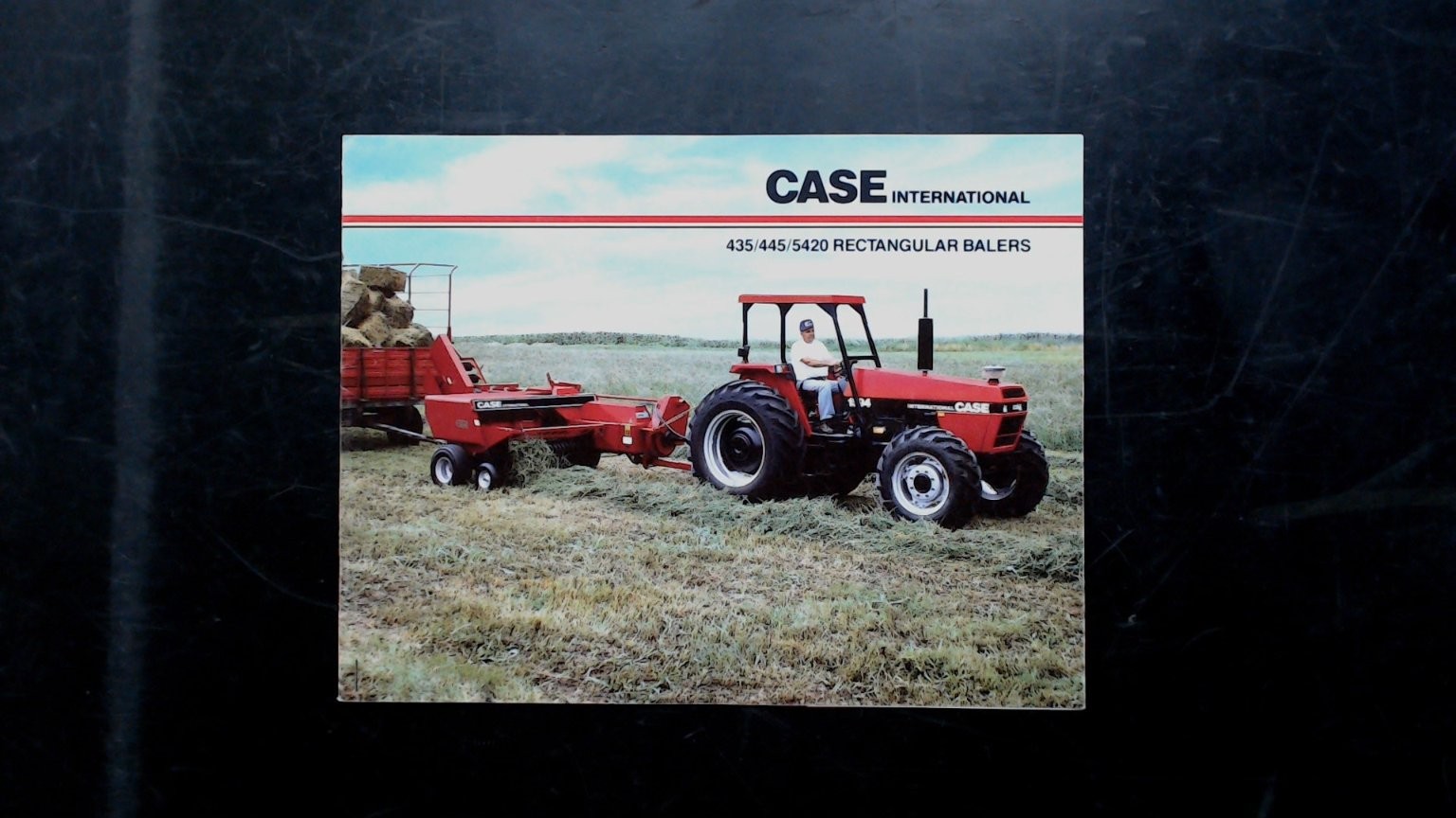 Case International 435/445/5420 Rectangular Balers Brochure Vintage Farm Ads