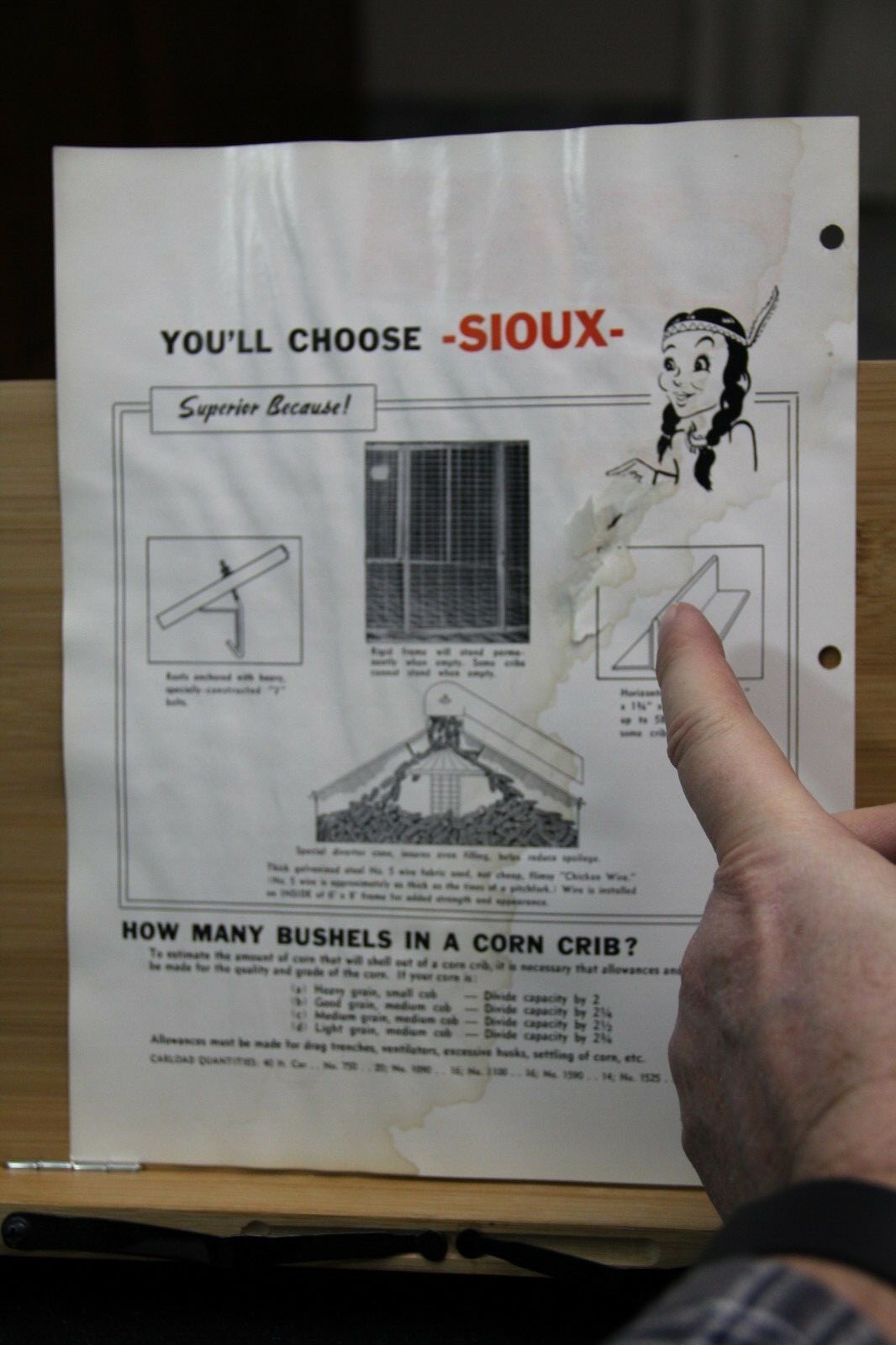 Brochure Dealer Air Dri Dry System Steel Co Sioux Falls South Dakota SD stained