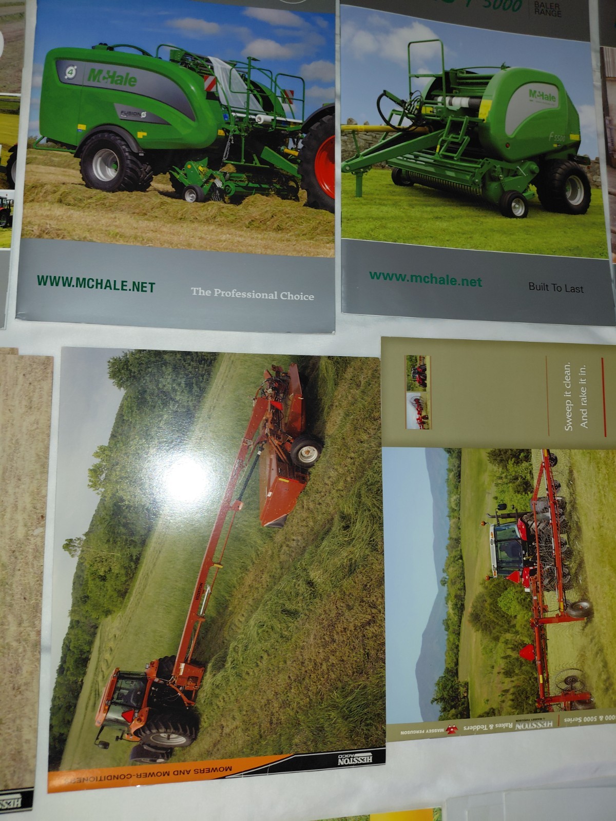 Lot Of 80+ Modern (Year 2000+) Farm Equipment, Tractor, Combine Brochures