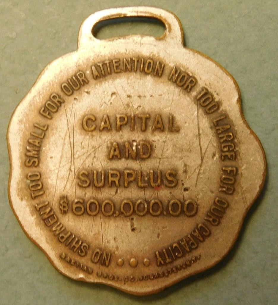 Cassidy Southwestern Livestock Commission Celluloid Watch Fob Sh1A-2-27#107