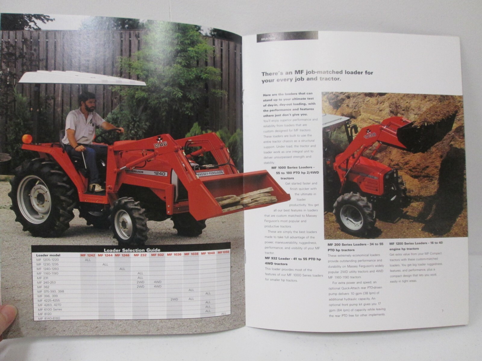 Massey Ferguson MF Loaders For Compact & Agricultural Tractors Sales Brochure