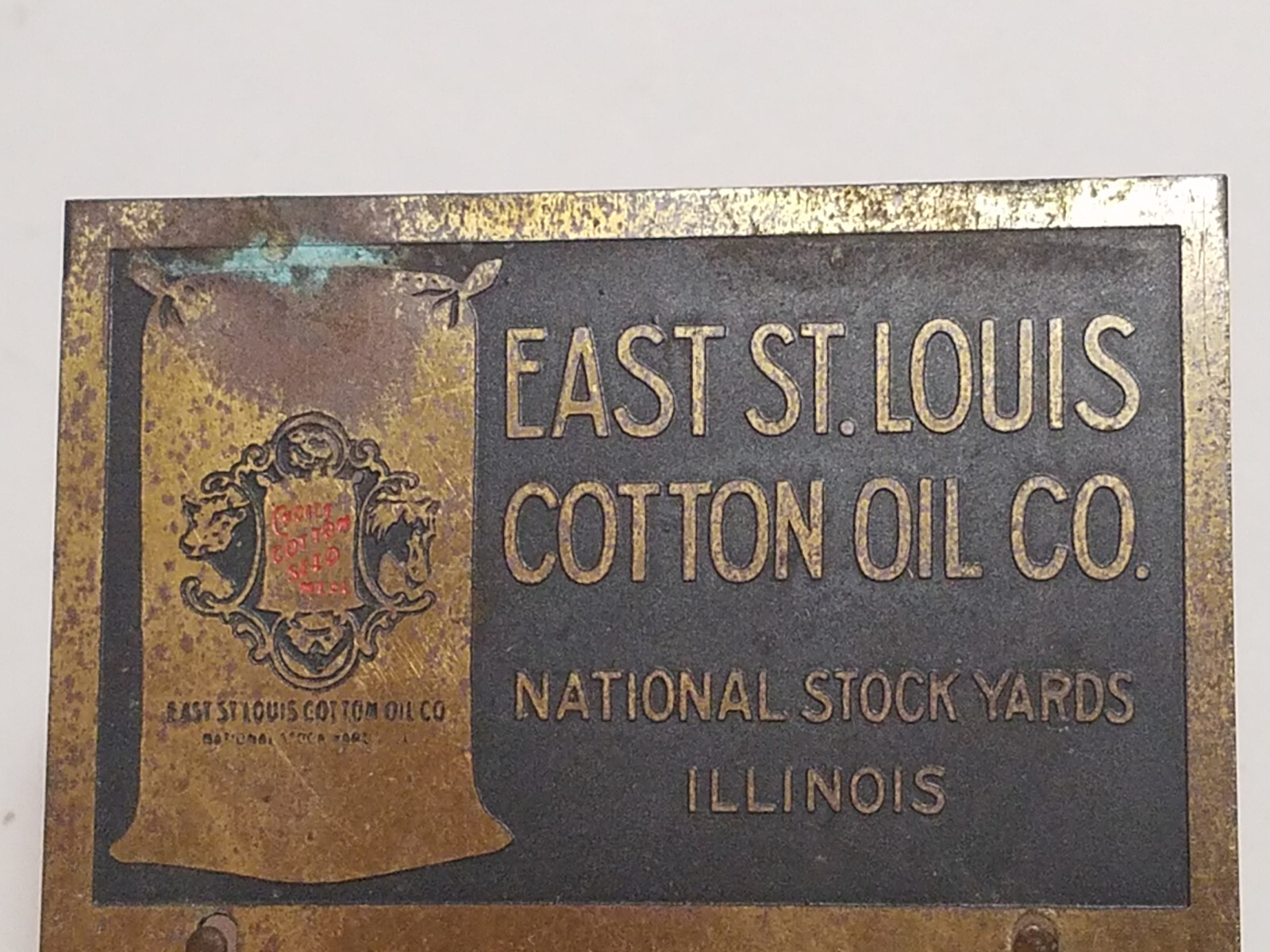 East St. Louis Cotton Oil Co. Calendar Holder, National Stock Yards