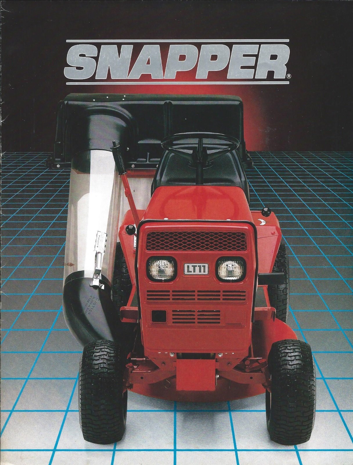 Lawn Tractor Brochure – Snapper – LT11 LT16 – c1980&rsquo;s – LT 11 cover (LG113)