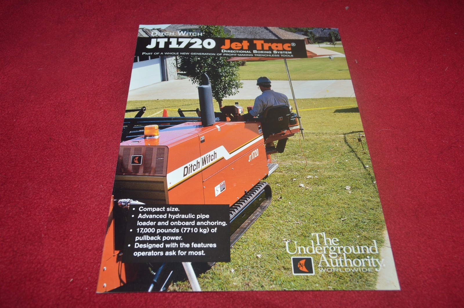Ditch Witch JT1720 Jet Trac Dealer&rsquo;s Brochure YABE16