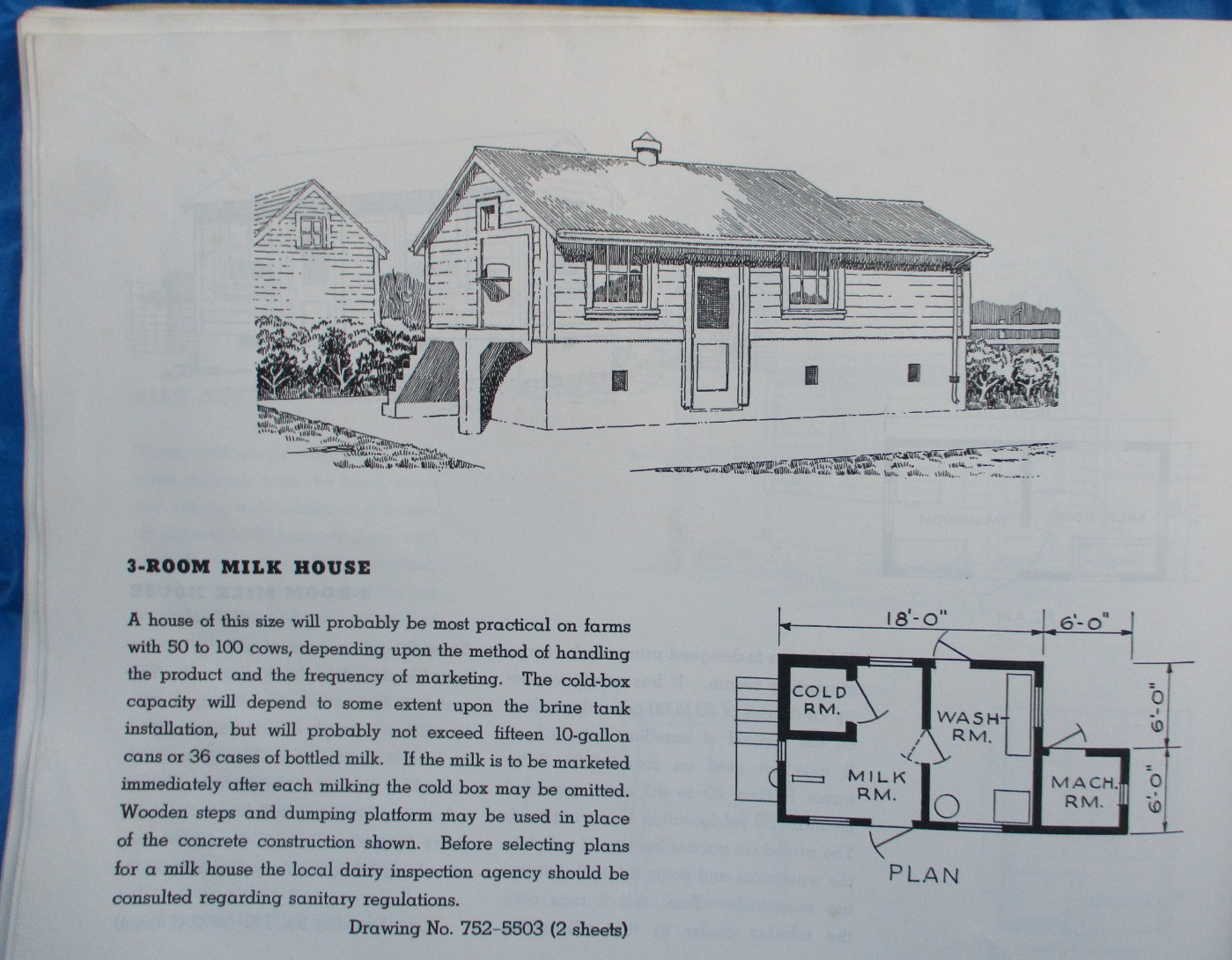 1939 Dept of Agriculture Farm buildings FOR WESTERN STATES 120pgs. RARE