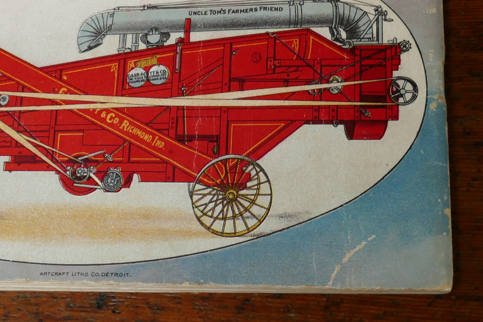 RARE Antique Original 1908 Gaar Scott & Co Tiger Threshing Line Tractor Catalog