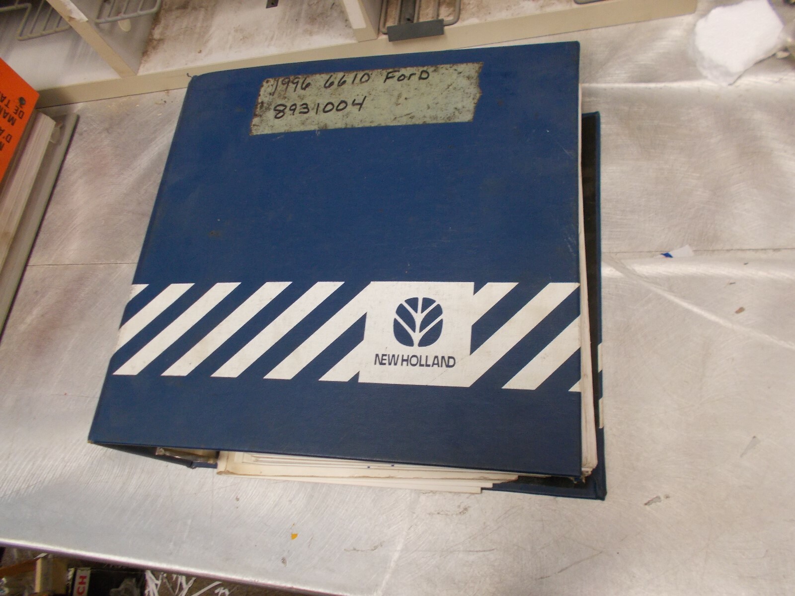 Ford Series 10 Tractor Service Manual AND Parts Manual – both in one binder