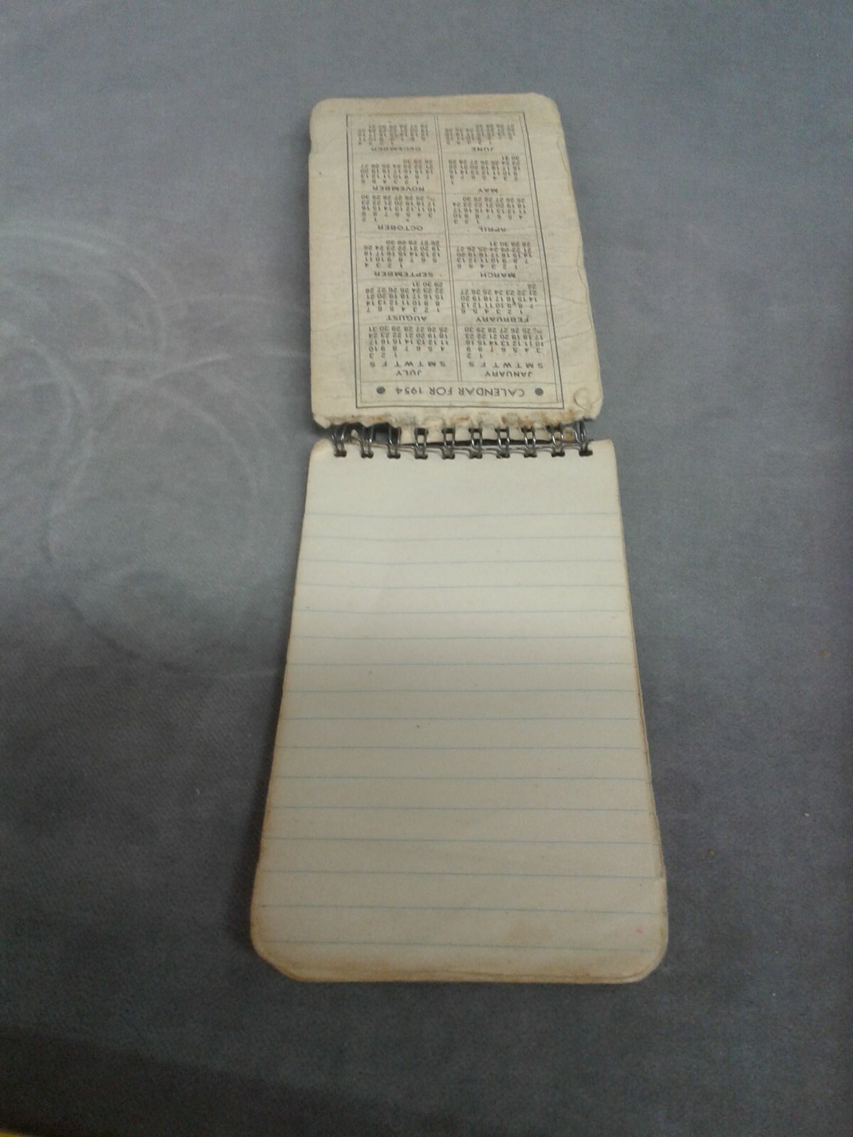 Smith Douglass Fertilizer Memo Pad Advertisement 1954 Calendar Vintage