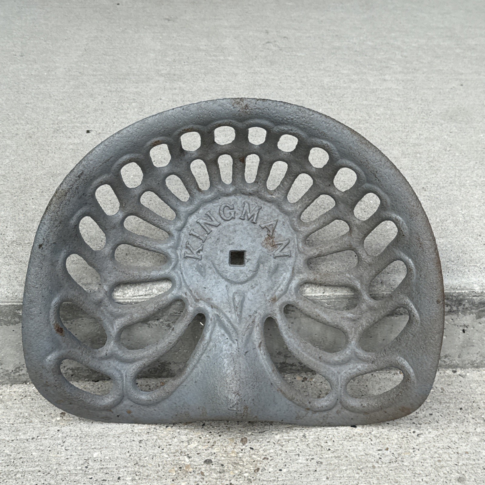 Vintage Cast Iron Tractor Seat Kingman Seat