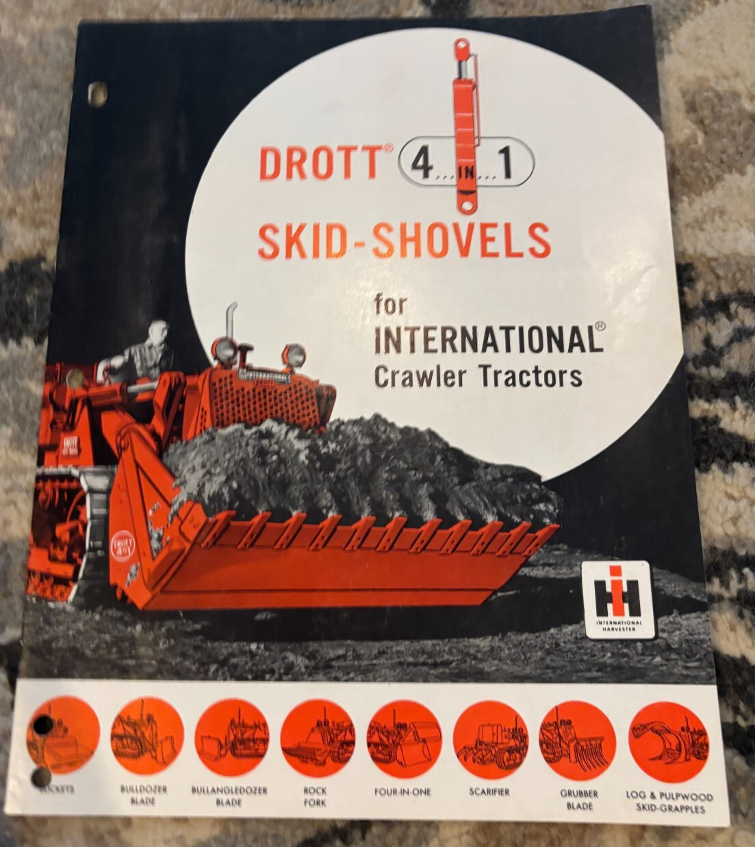 International Harvester Drott 4 In 1 Skid Shovels Brochure FCCA25