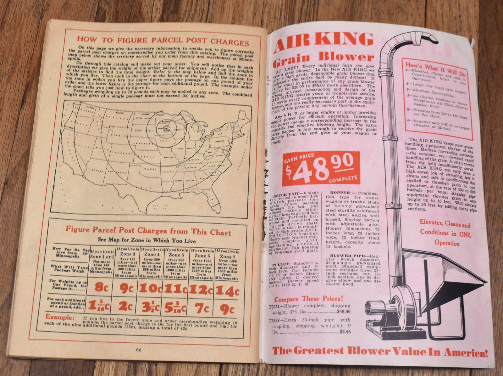 Vintage 1935 Thresher Power Farming Supplies Saw Mill Accessories Catalog T-35