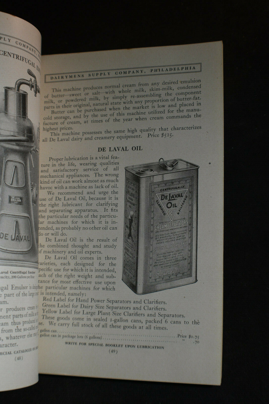 1917 The Bestov Book -ILLUSTRATED Dairy Equipment & Supplies Catalog -Philadelph