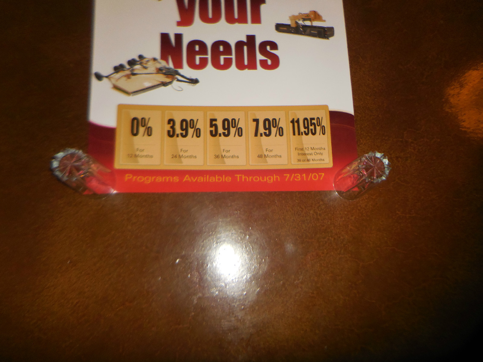 Original Land Pride Dealer Sales Poster Payments to Fit Your Needs 24&Prime; X 36&Prime; NOS