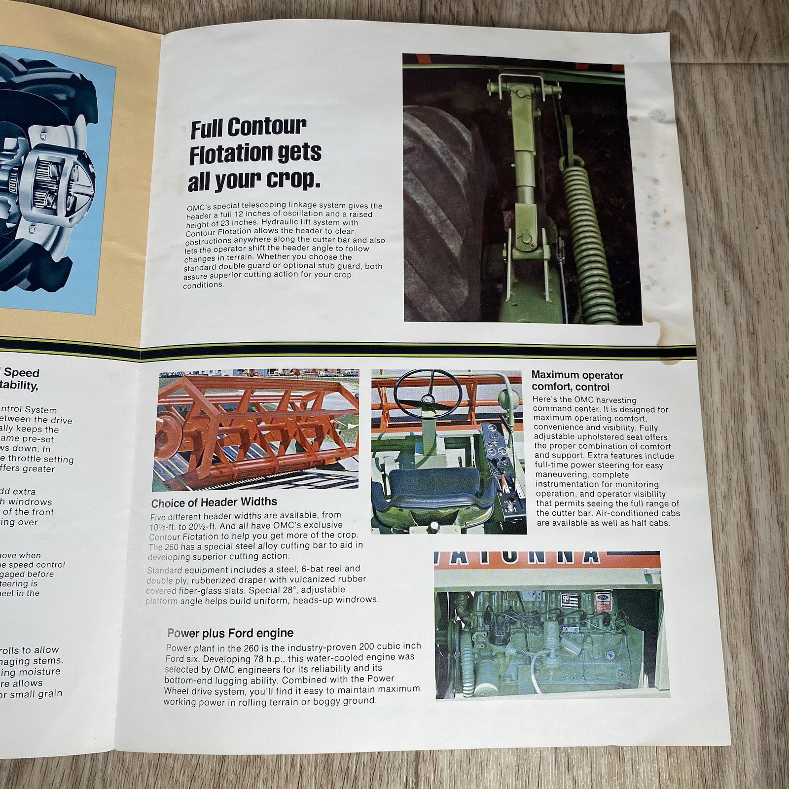 Owatonna Sales Brochure 260 Hydrostatic Draper Windrower Dealership