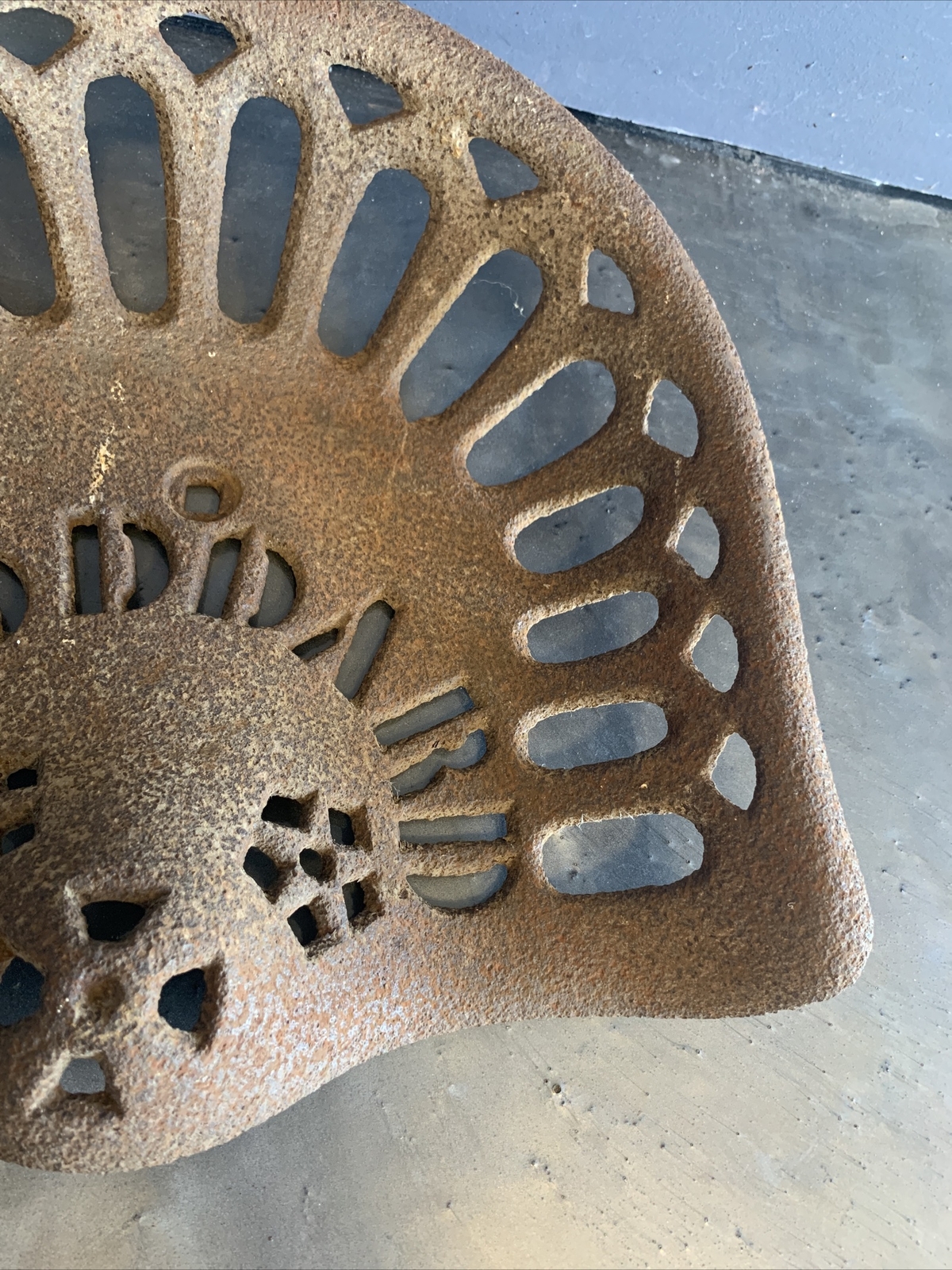 Vintage Stoddard Cast Iron Tractor Seat Antique Farm Tools Equipment