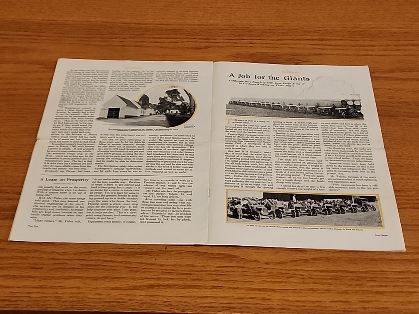 The Fordson Magazine February 1925 Vintage Original