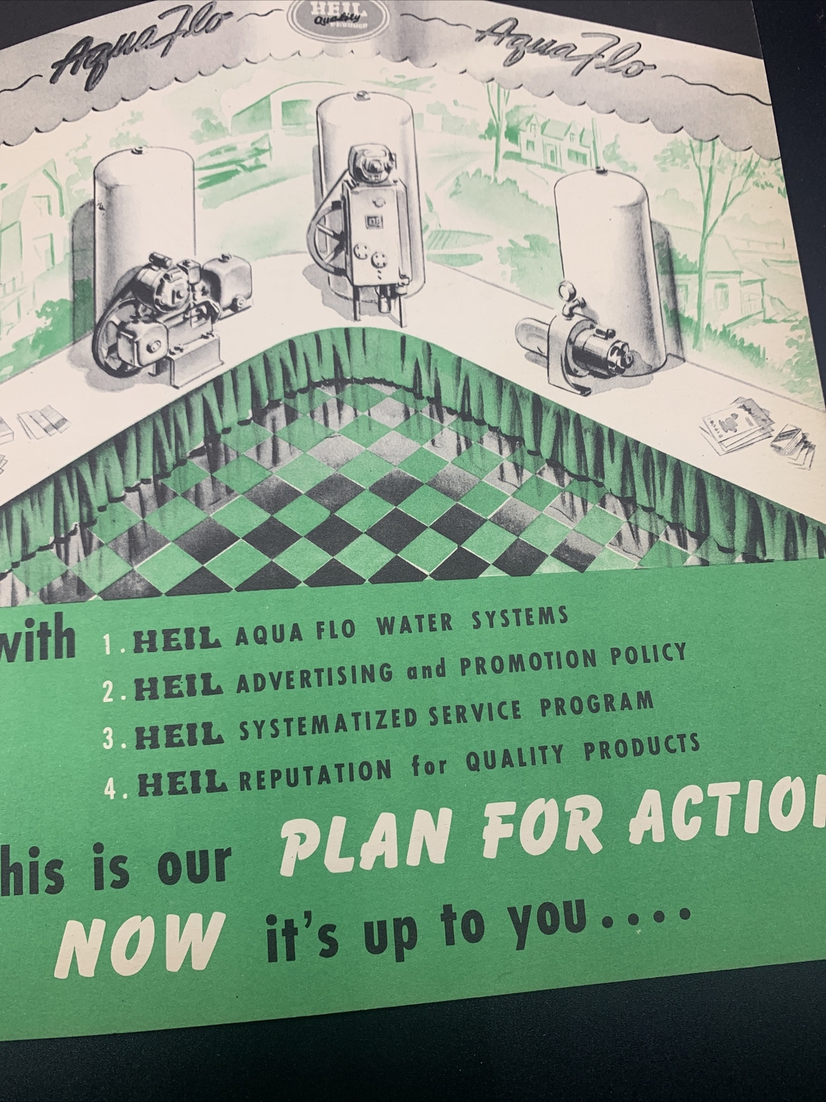 Rare 1948 Heil Water Systems Dealer Promotional Sales Package-Excellent