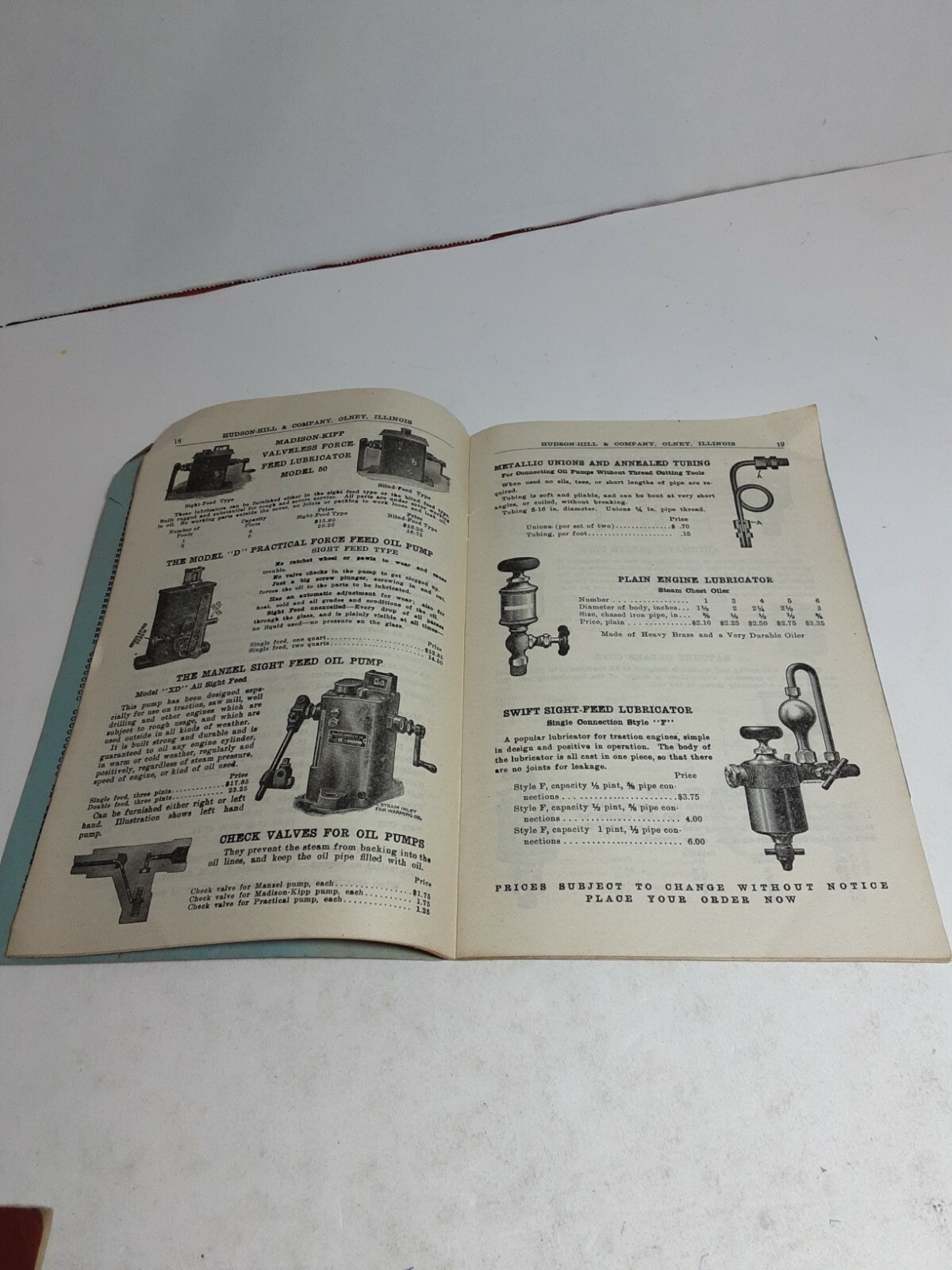 1937 Hudson – Hill & Co Thresher And Mill Supply Catalog