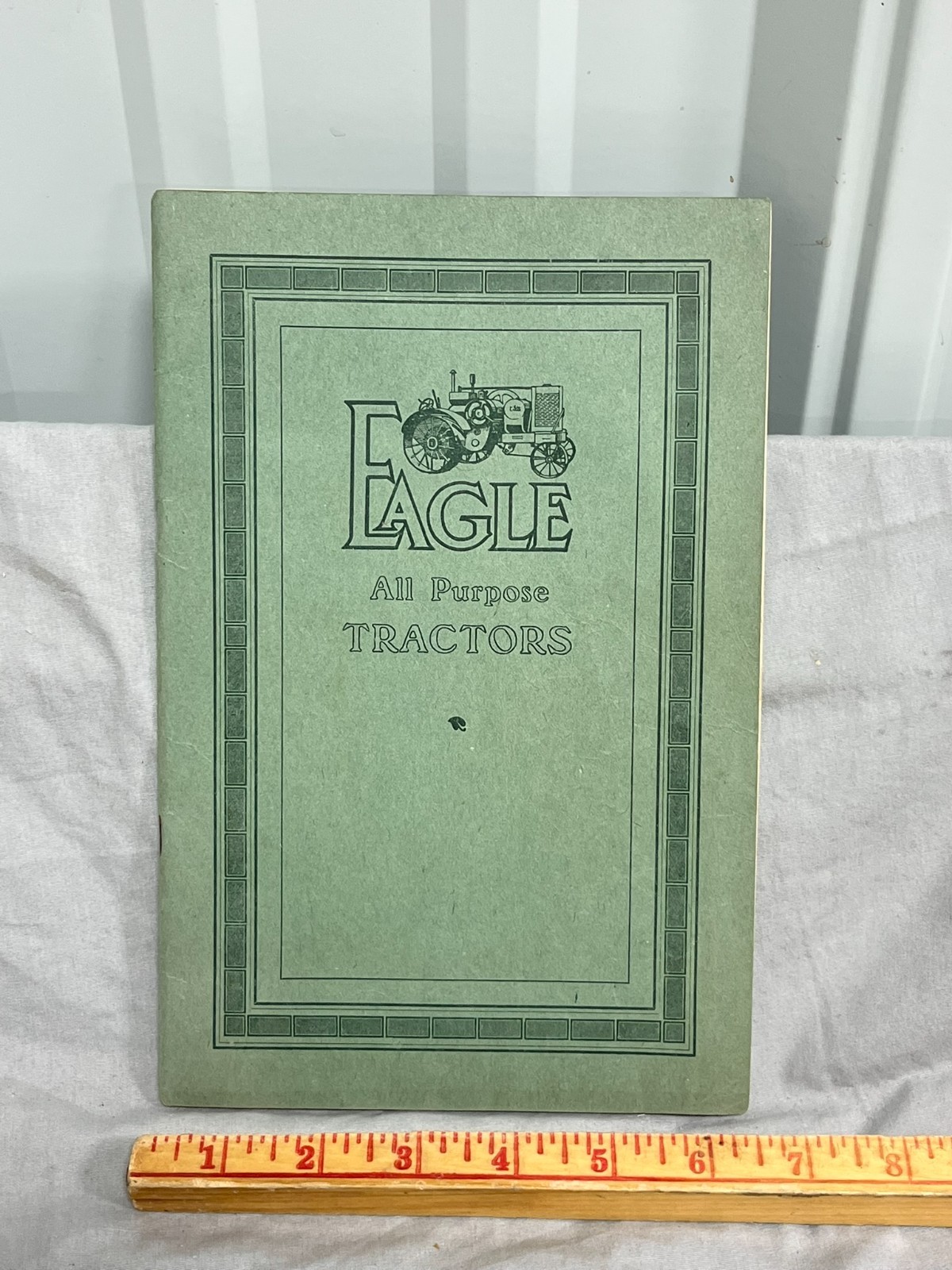 vintage 1920s EAGLE 13-25 16-30 Tractor Appleton, Wisconsin Catalog Brochure