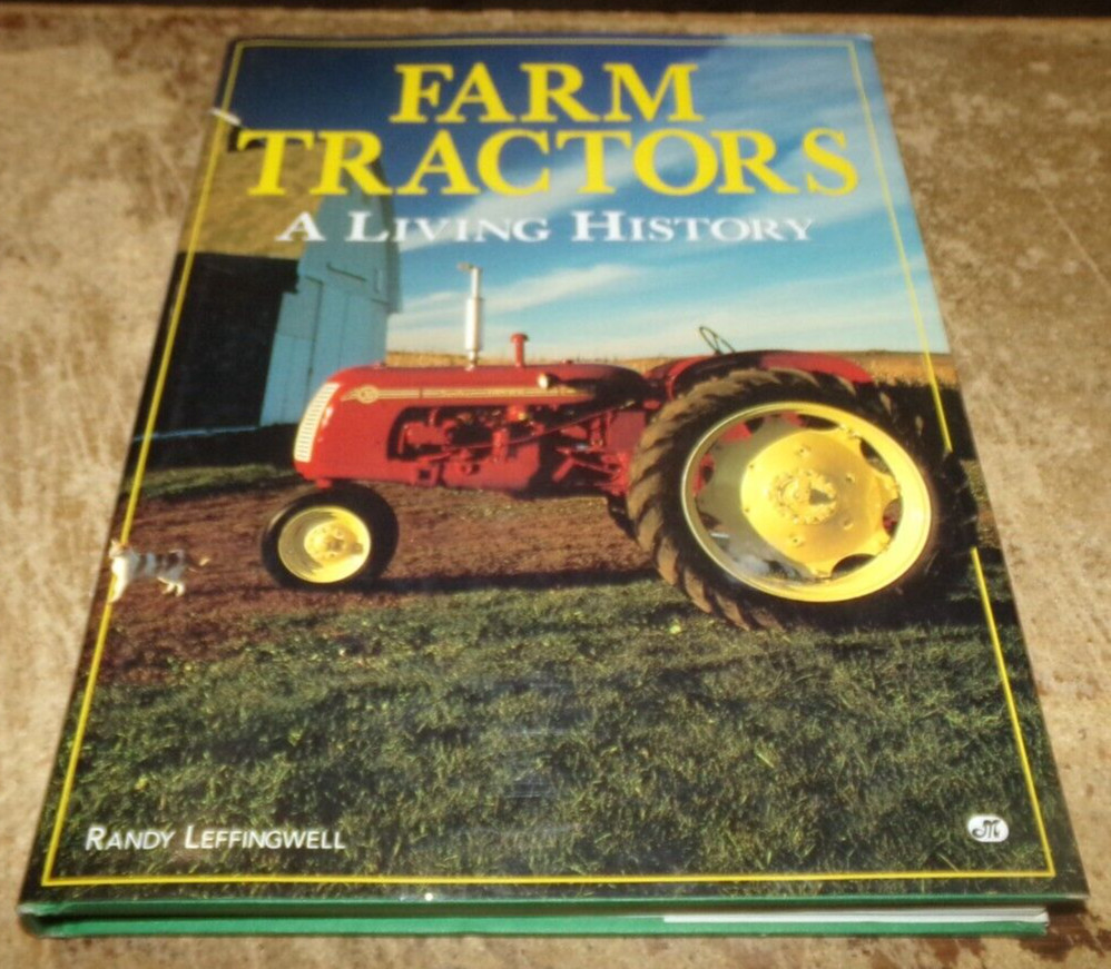 1995 farm tractors a living history hardcover book in nice shape used