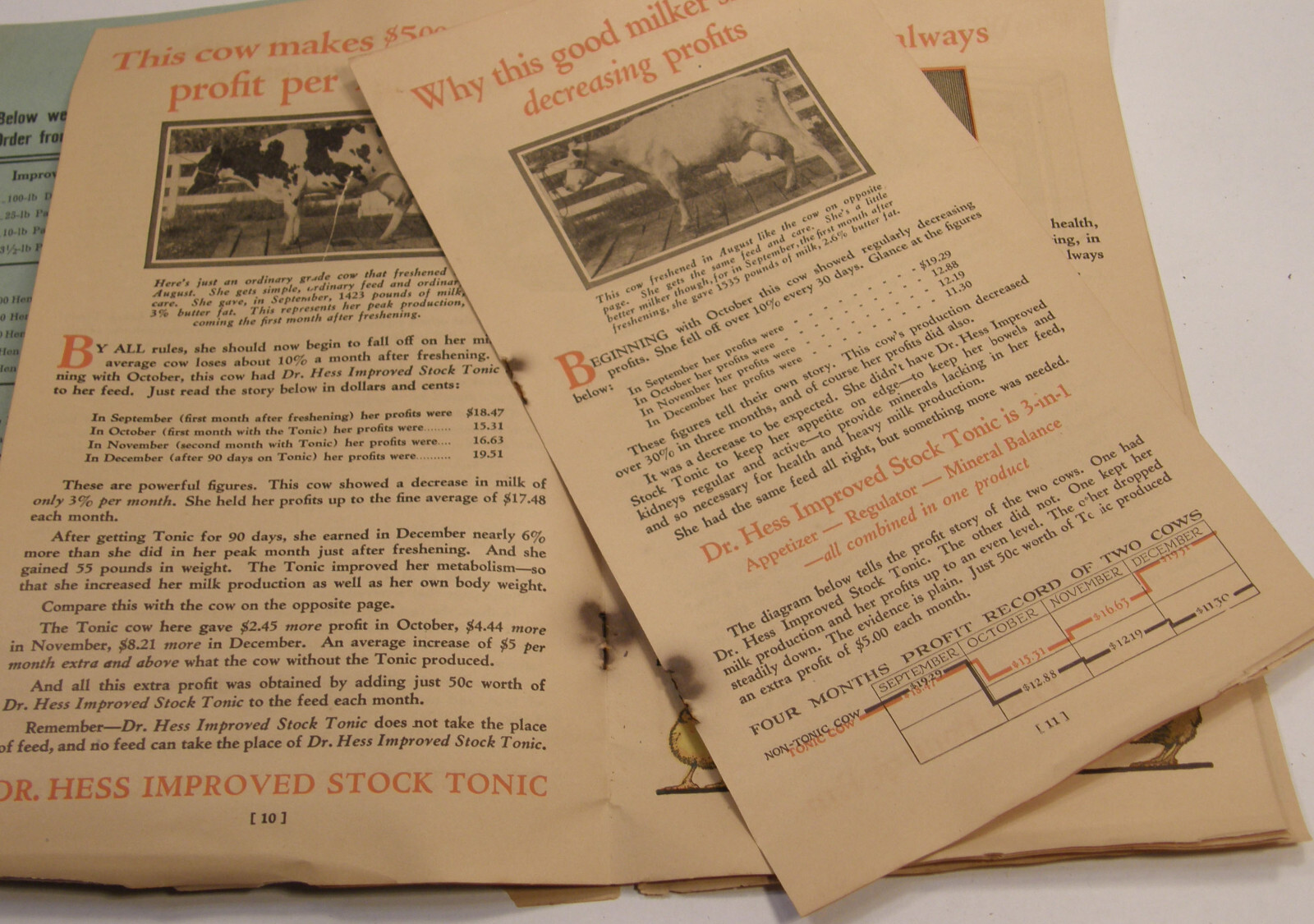 VINTAGE 1927 DR HESS CATALOG ASHLAND OHIO LIVESTOCK POULTRY PIGS COWS REMEDIES