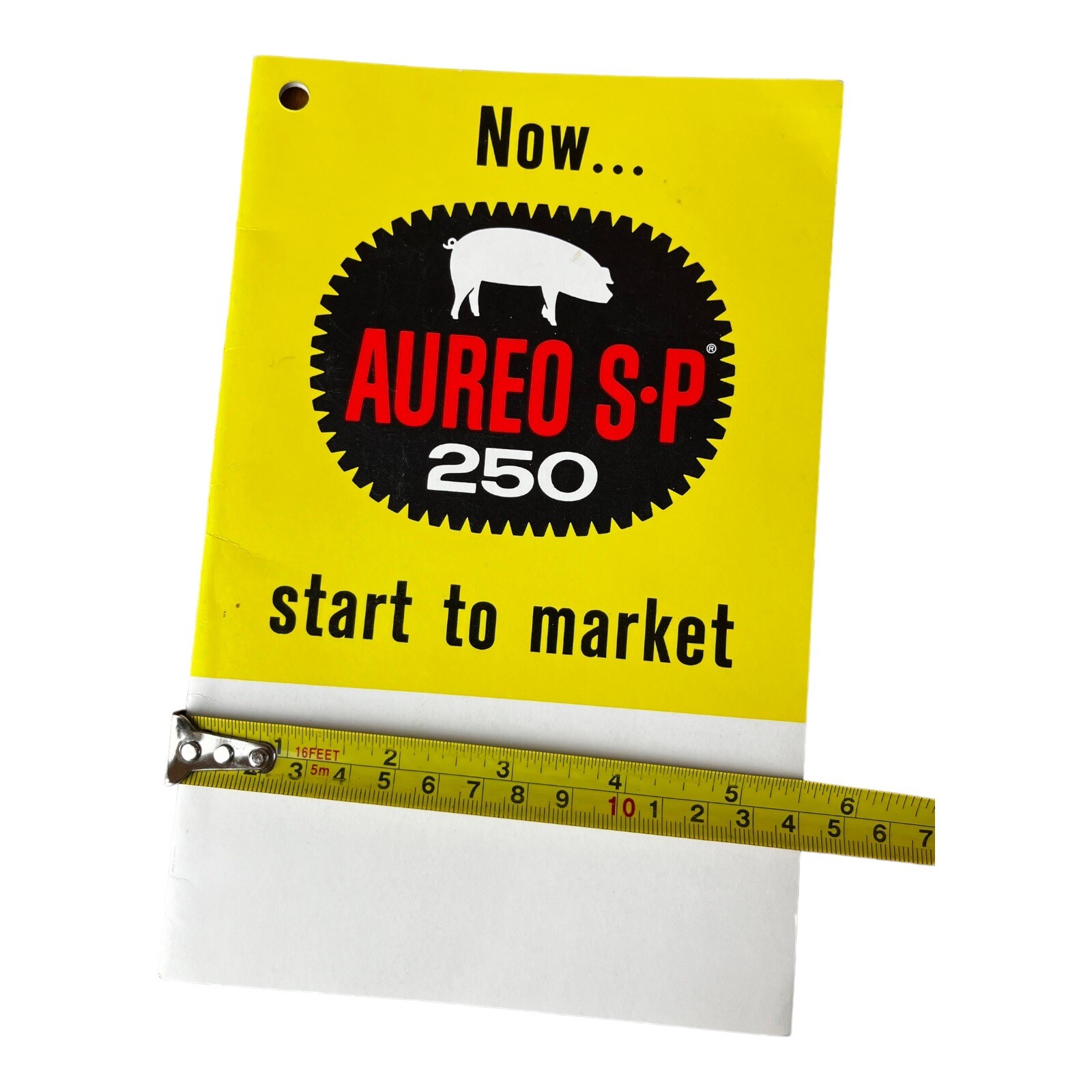 Vintage Aureo SP 250 Feed Pork Profit 16 Page Brochure Print Advert