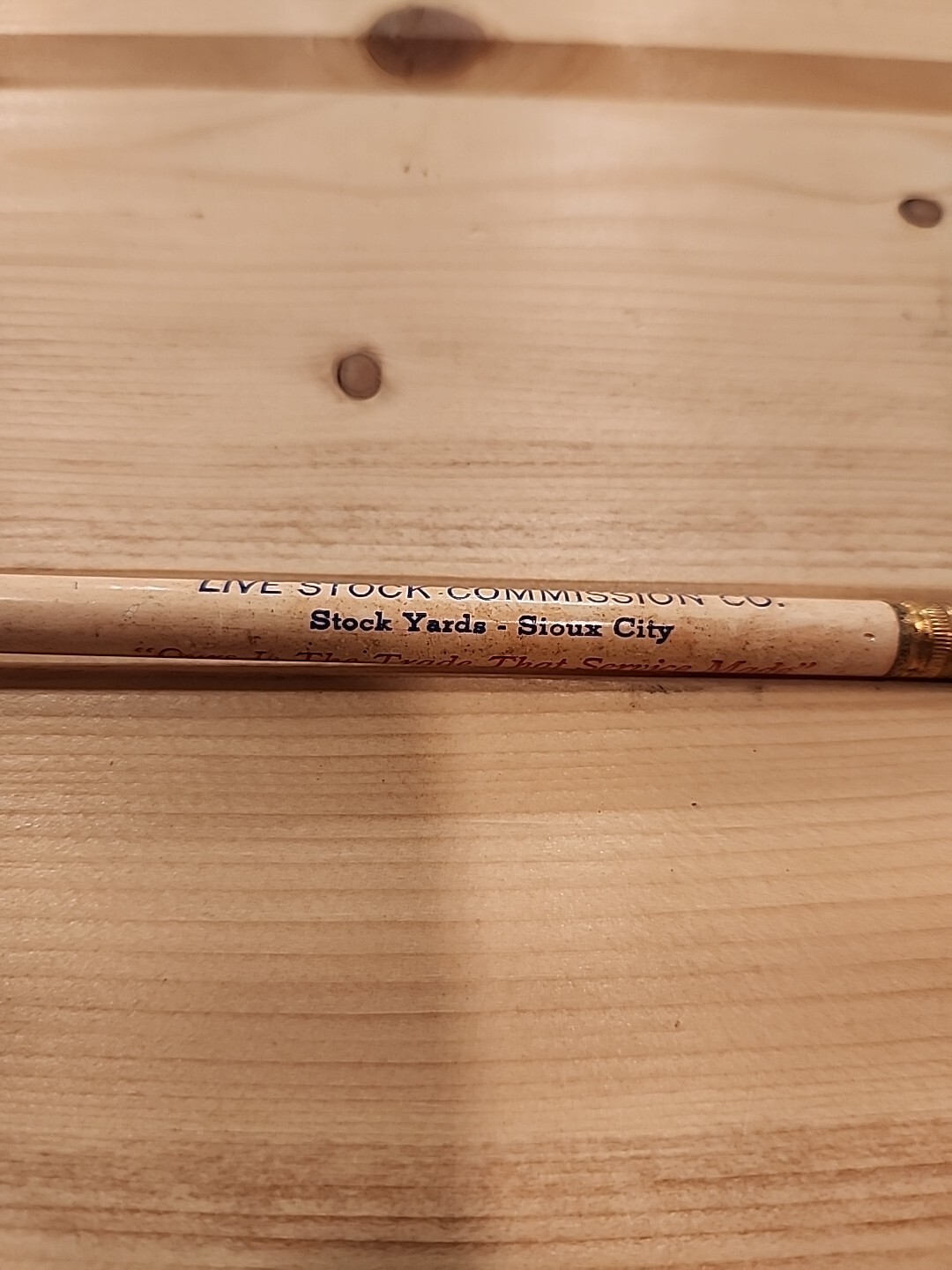 Vtg Long & Hansen Live Stock Commission Yards Sioux City Iowa