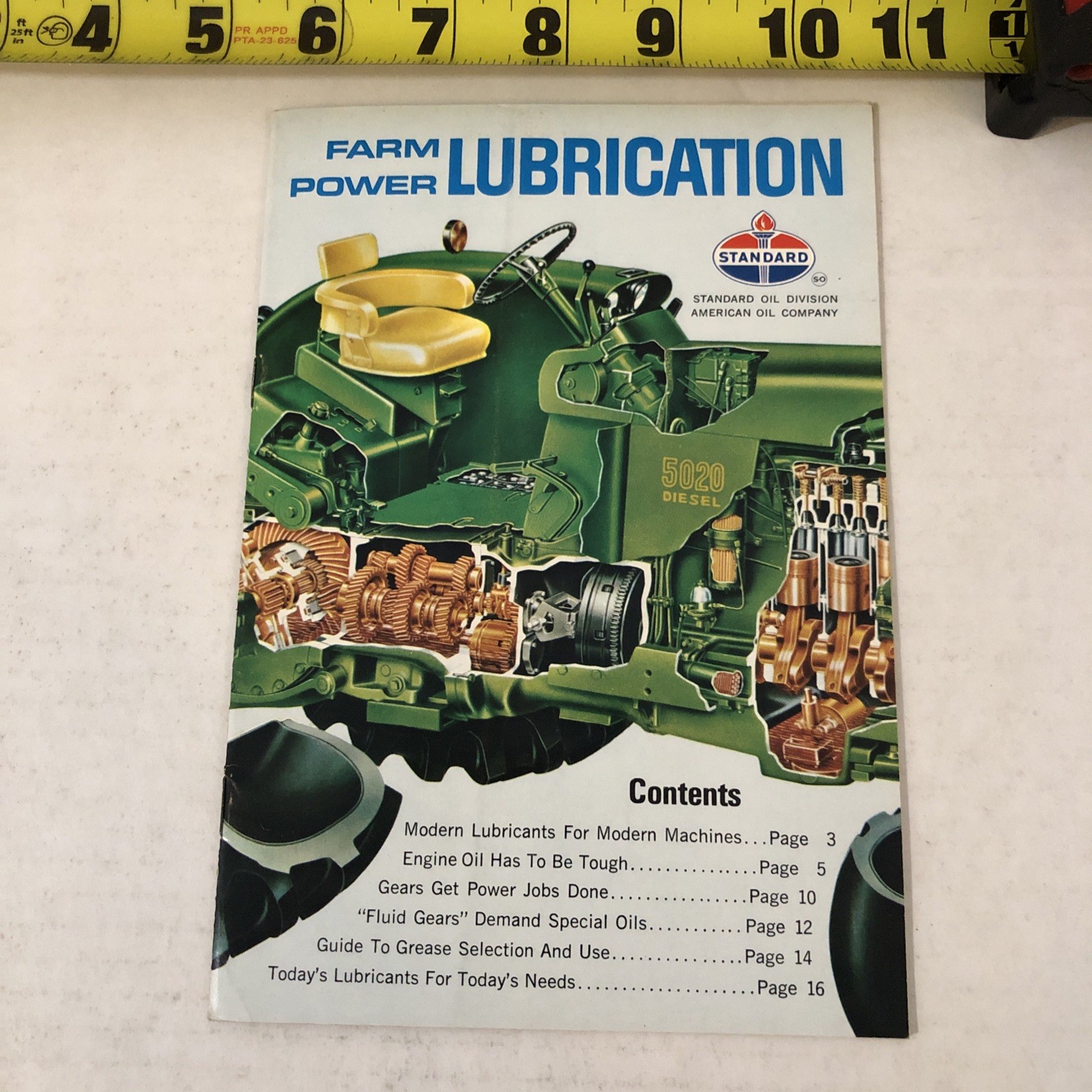 Rare 1968 John Deere 5020 / Standard Oil Company Catalog AD-10594-S