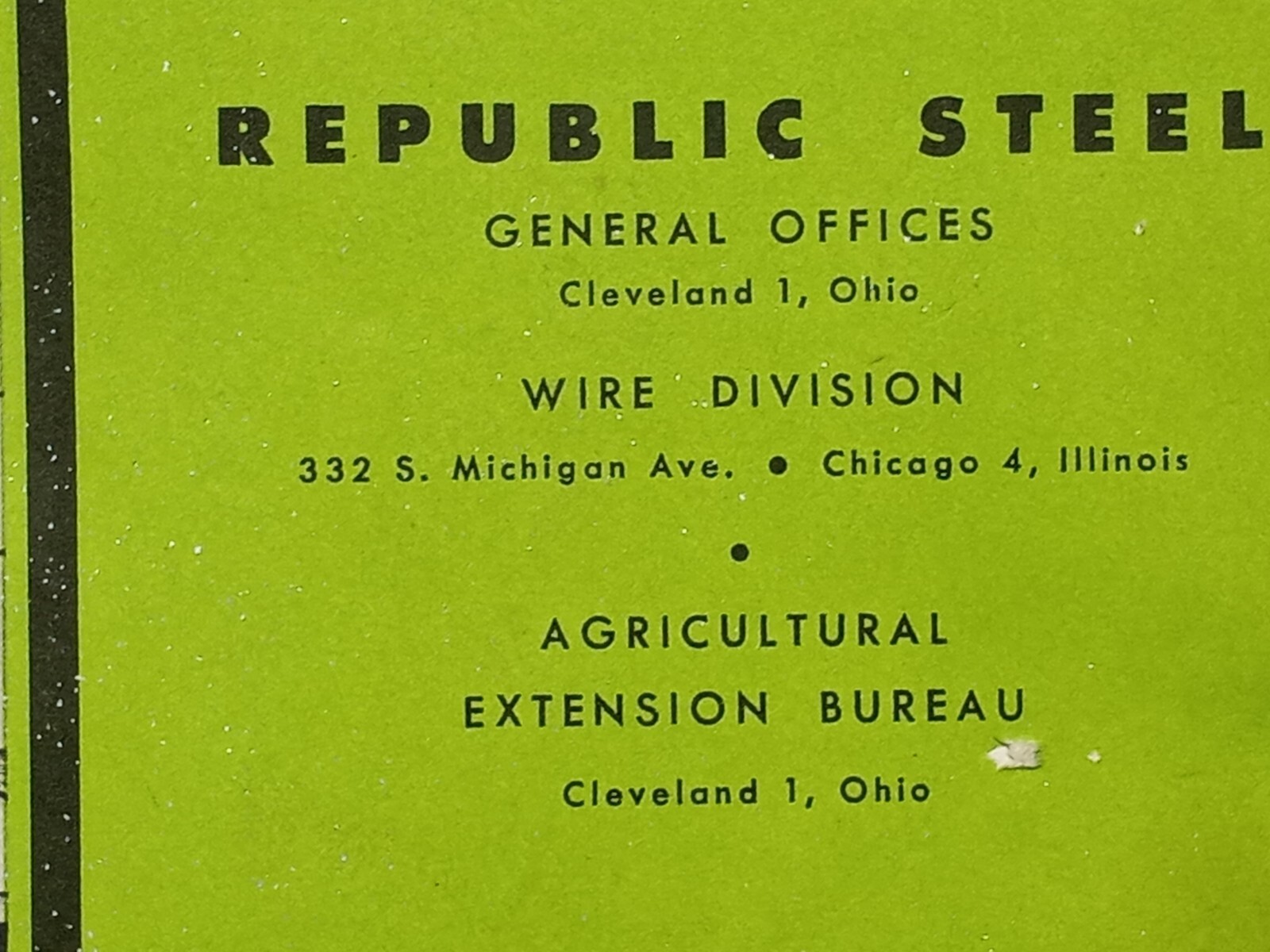 Vintage 1957 PRACTICAL FARM AND HOME HELPS REPUBLIC STEEL BOOK BROCHURE AD