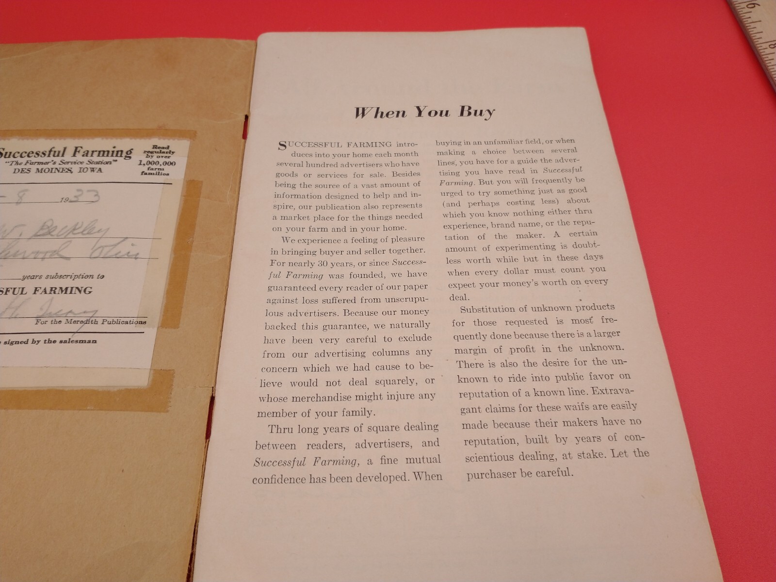 Successful &lsquo;Farming How to Save Time Save Money and Make Profits&rsquo; 1933 #1203