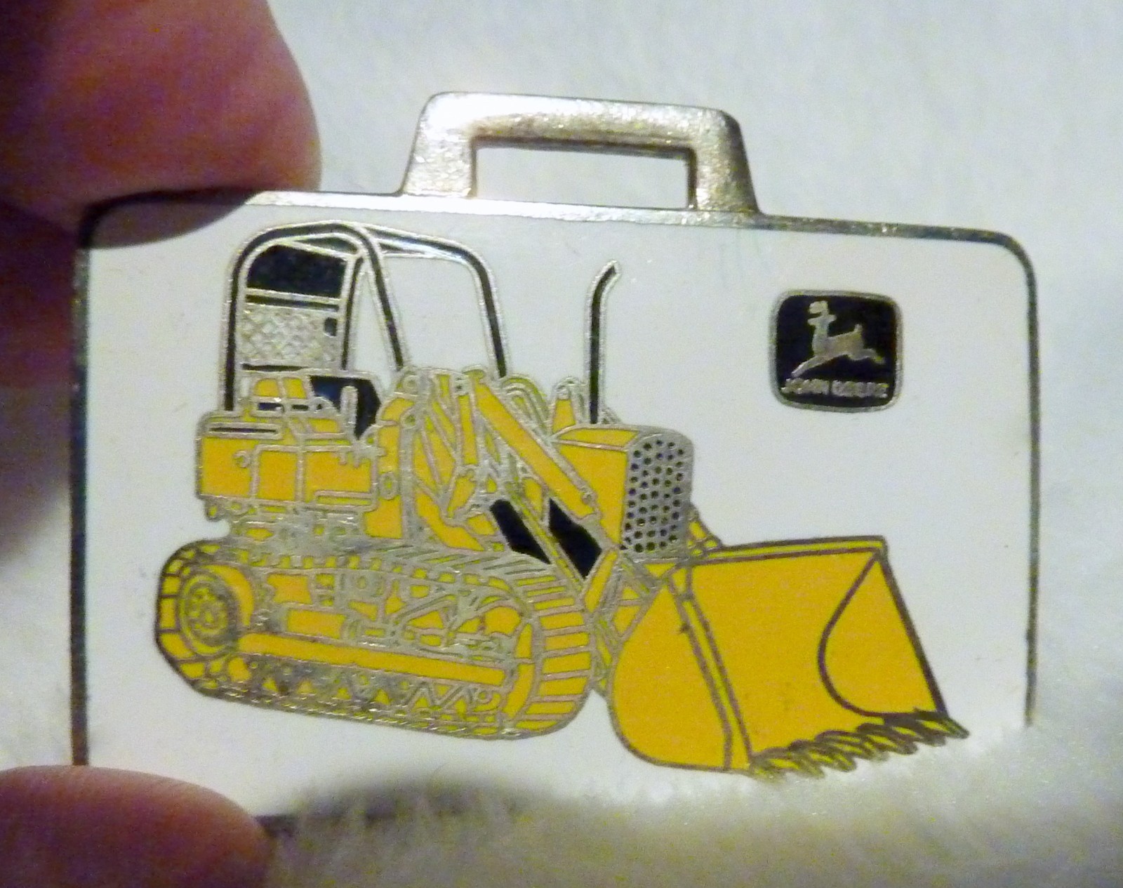 Vintage “Richards Machinery Corp” John Deere Dealer Heavy-Equipment Badge / Fob