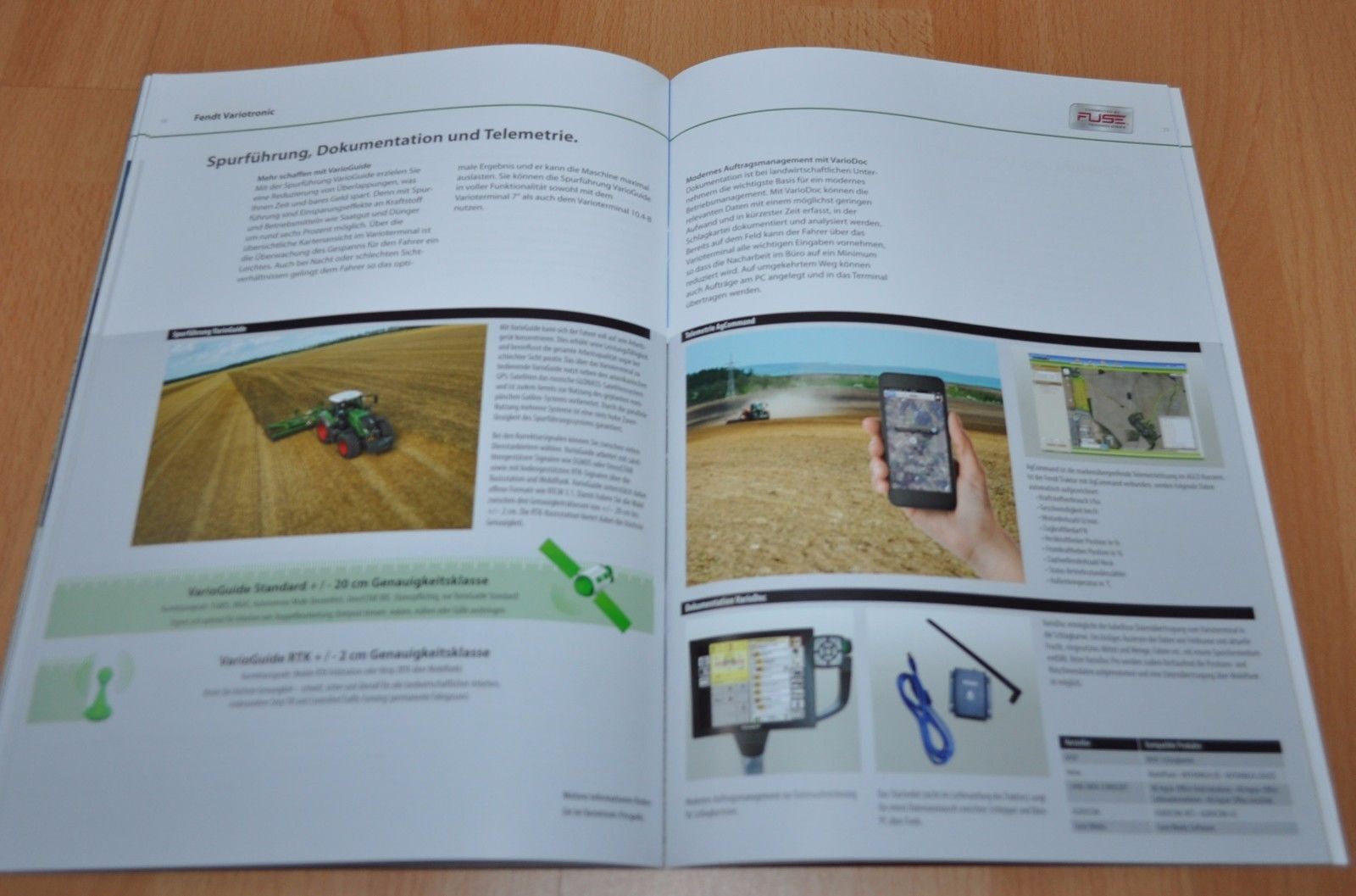 Fendt 800 Vario Tractor Brochure Prospekt