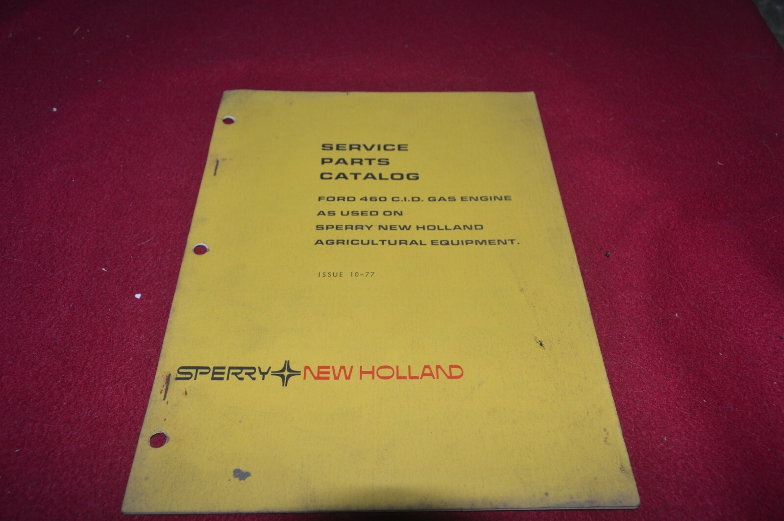 New Holland 460 CI Ford Engine Parts Book Manual BASE