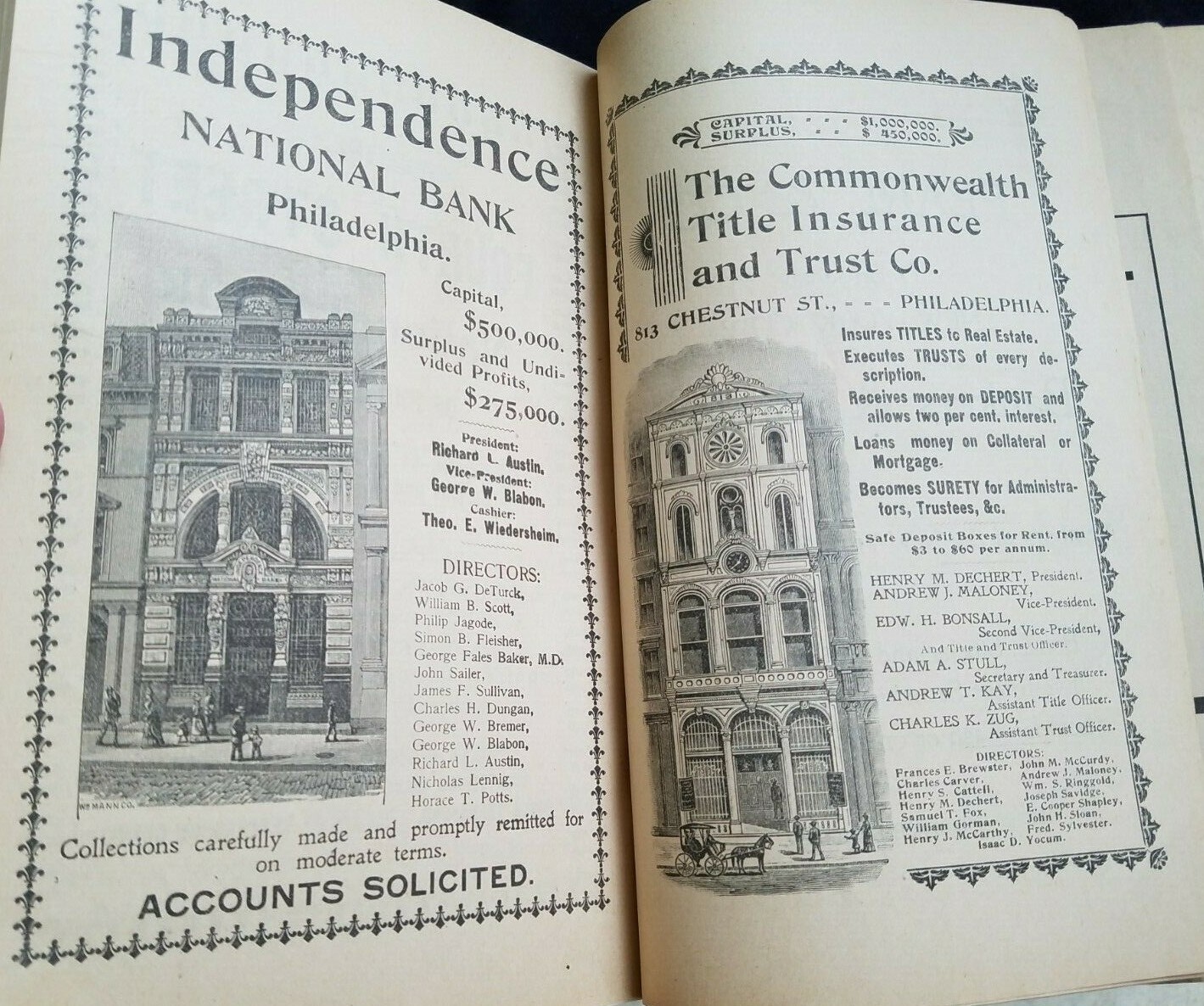 1899 Practical Farmer&rsquo;s Year Book & Almanac Farmer Co Philadelphia Vol 1 No. 1