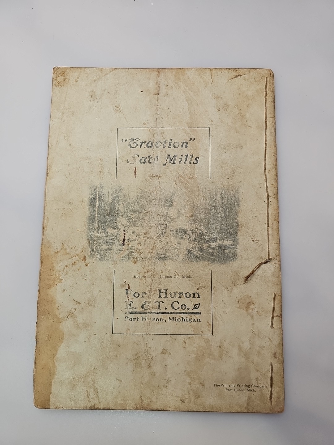 Port Huron Sawing Machinery Saws Supplies 1901-02 RARE Michigan