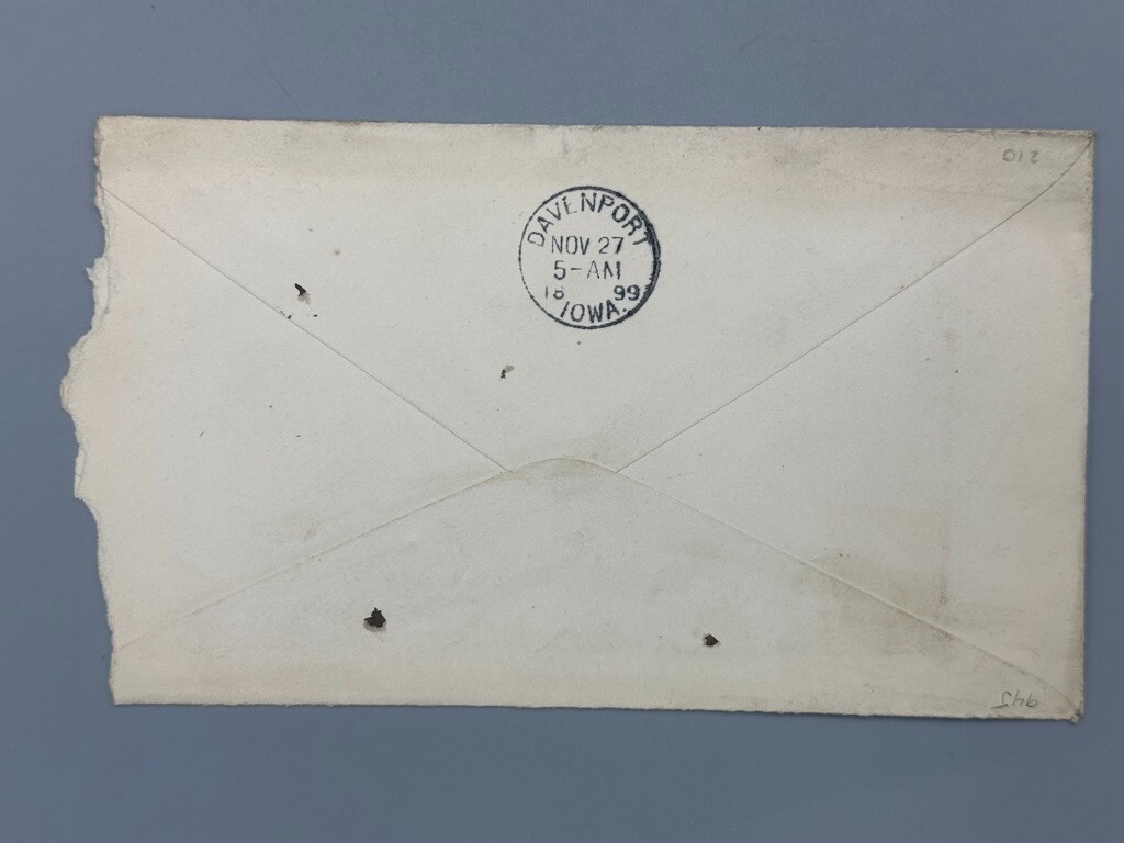 1899 DRAFT HORSE Indiana WABASH Illustrated Postal Cover FARM Advertising