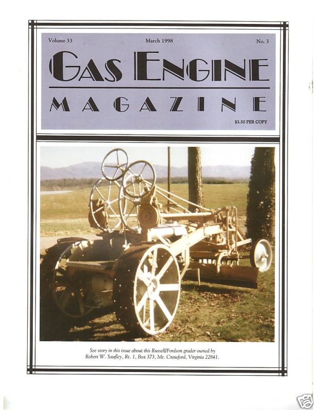 Russell Fordson Grader – Straubel Engine – Holt Power Light – Repo Farm Wagon