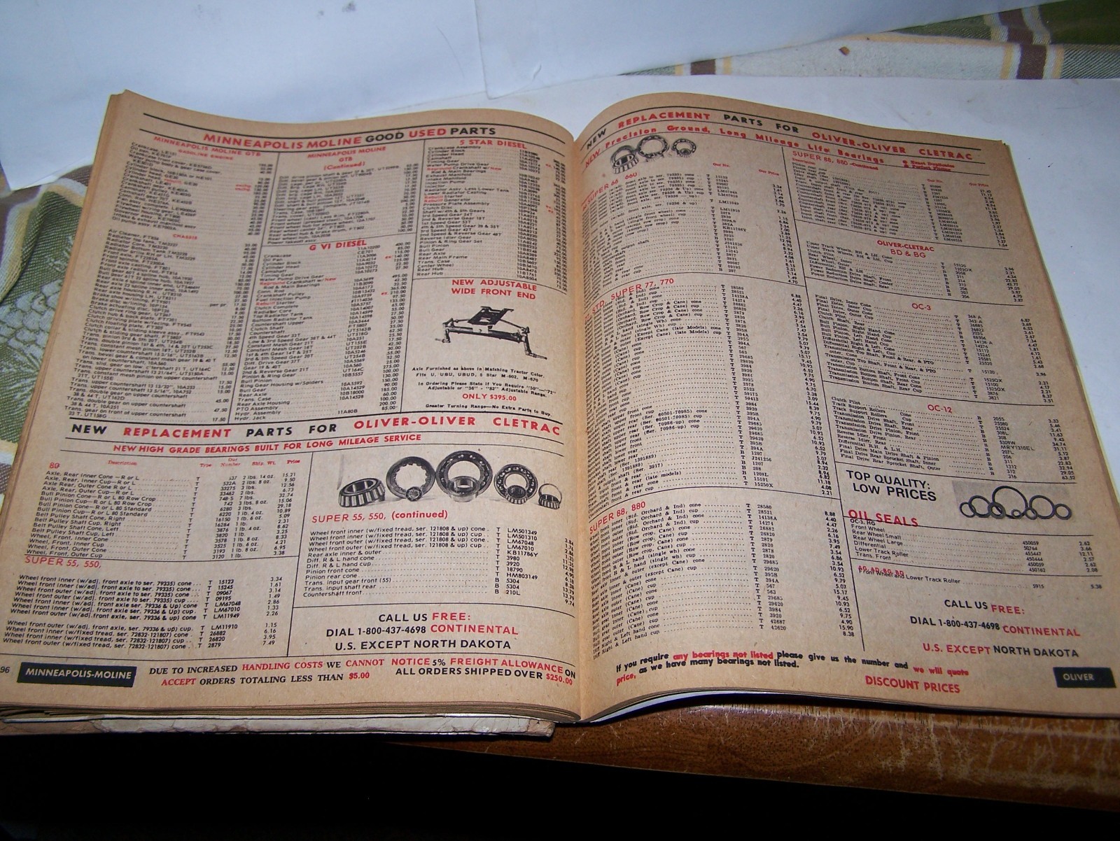 1935 Tractor Replacement Parts 1979 Surplus Catalogs Rumely Huber IHC Hart Parr