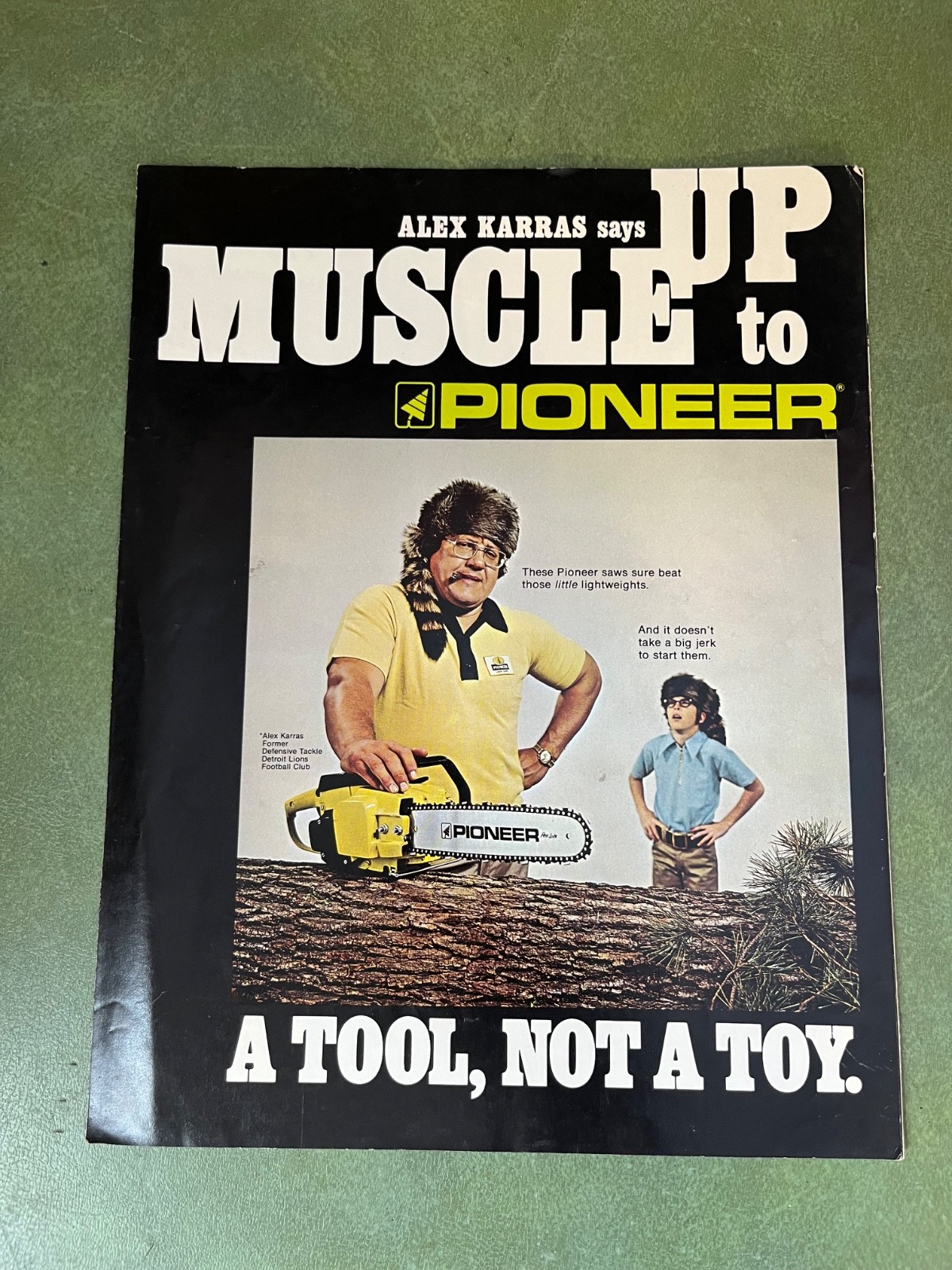 Vintage Pioneer Chainsaw Chainsaw Sales Brochure Alex Karras