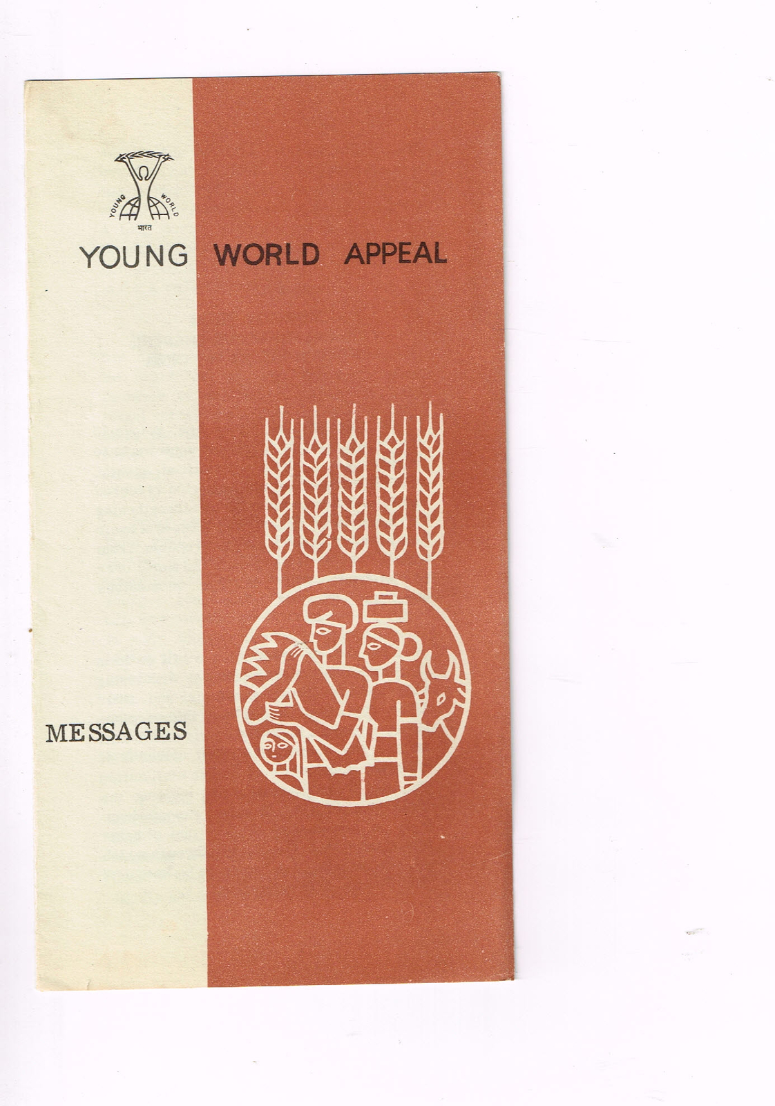 Vintage 1960s Farm Brochure New Delhi India Young World Appeal Messages