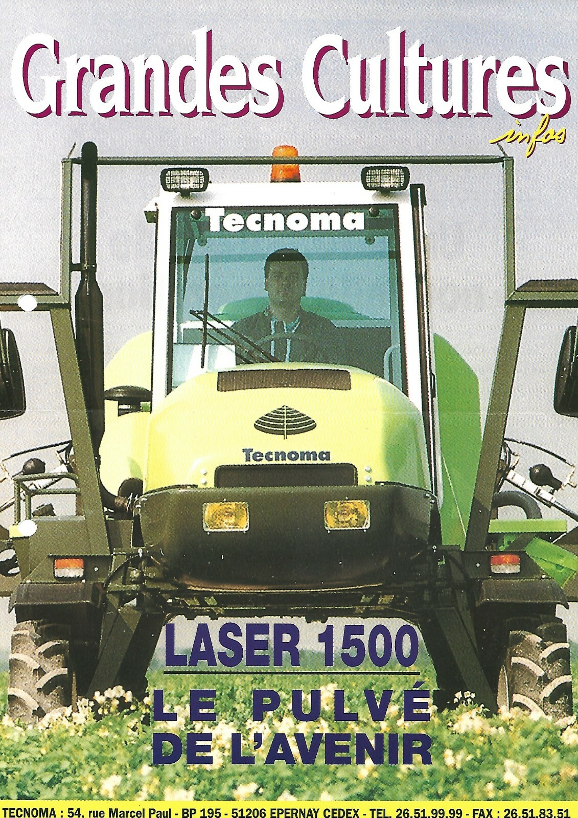 Farm Equipment Brochure – Tecnoma Laser 1500 – Sprayer FRENCH lang 2 item(F7667)