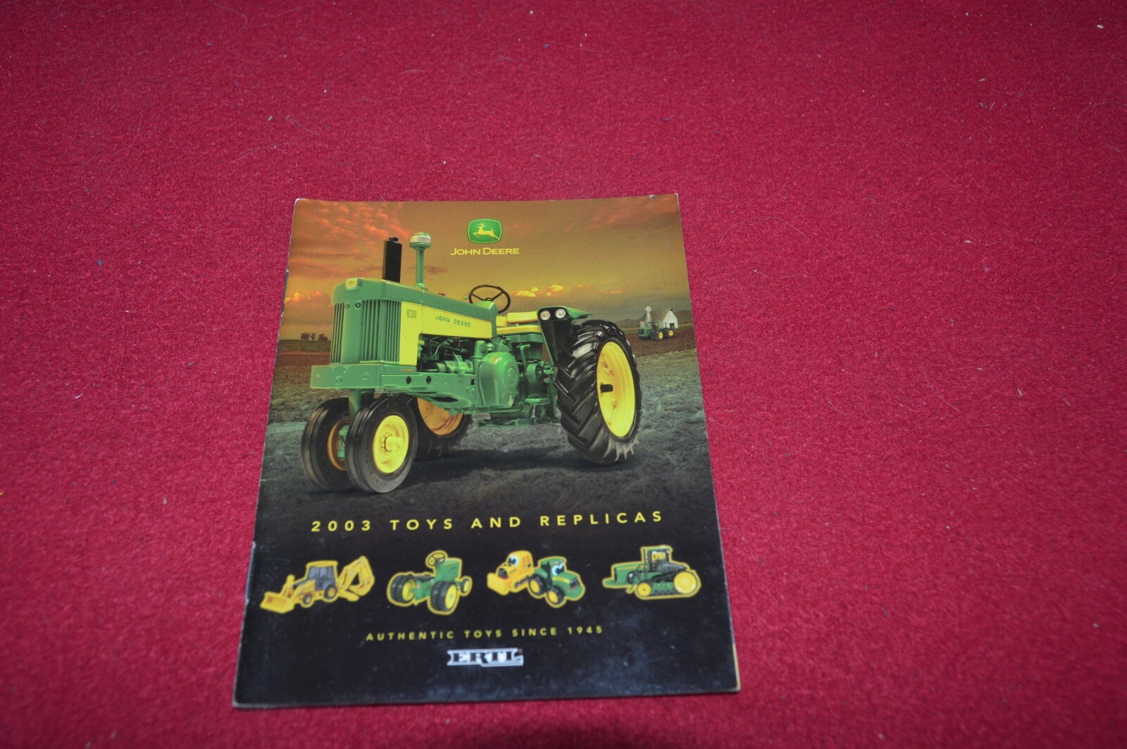 John Deere Ertl Toys For 2003 Pocket Brochure FCCA