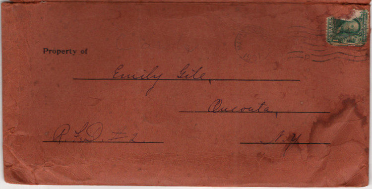 1907 Illustrated AUBURN Wagon Advertising Envelope sent from Murdock Eros, Oneon
