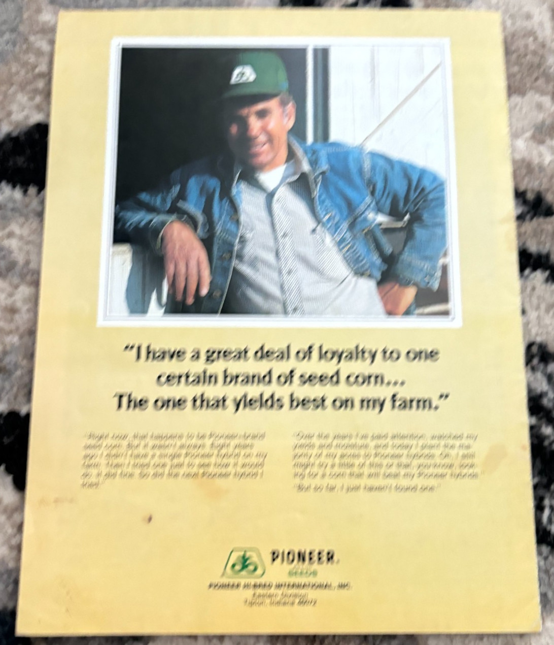 Pioneer Hybrids Seed Corn For 1982 Brochure DCPA26