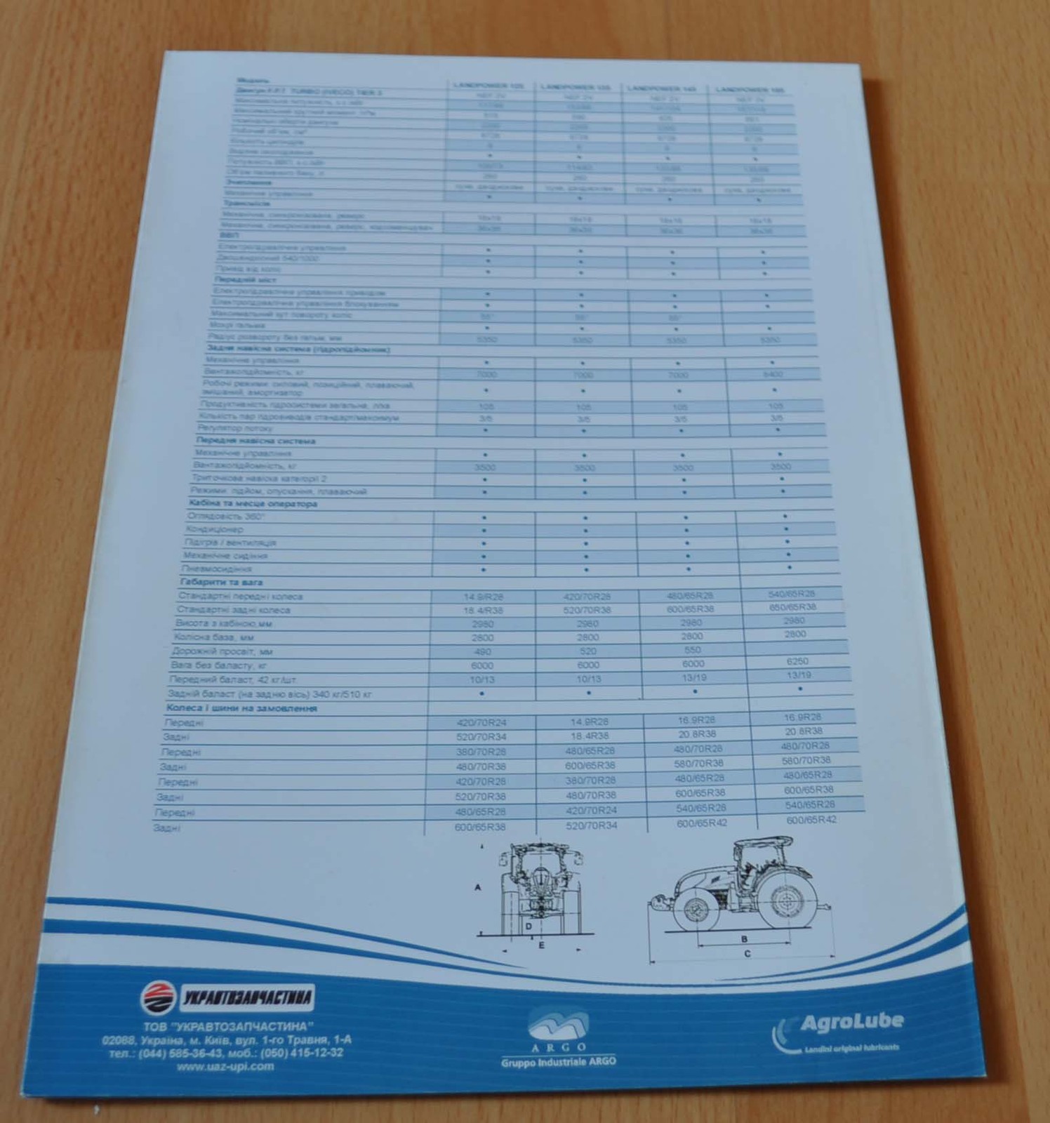 Landini Landpower Tractor Agriculture Brochure Prospekt